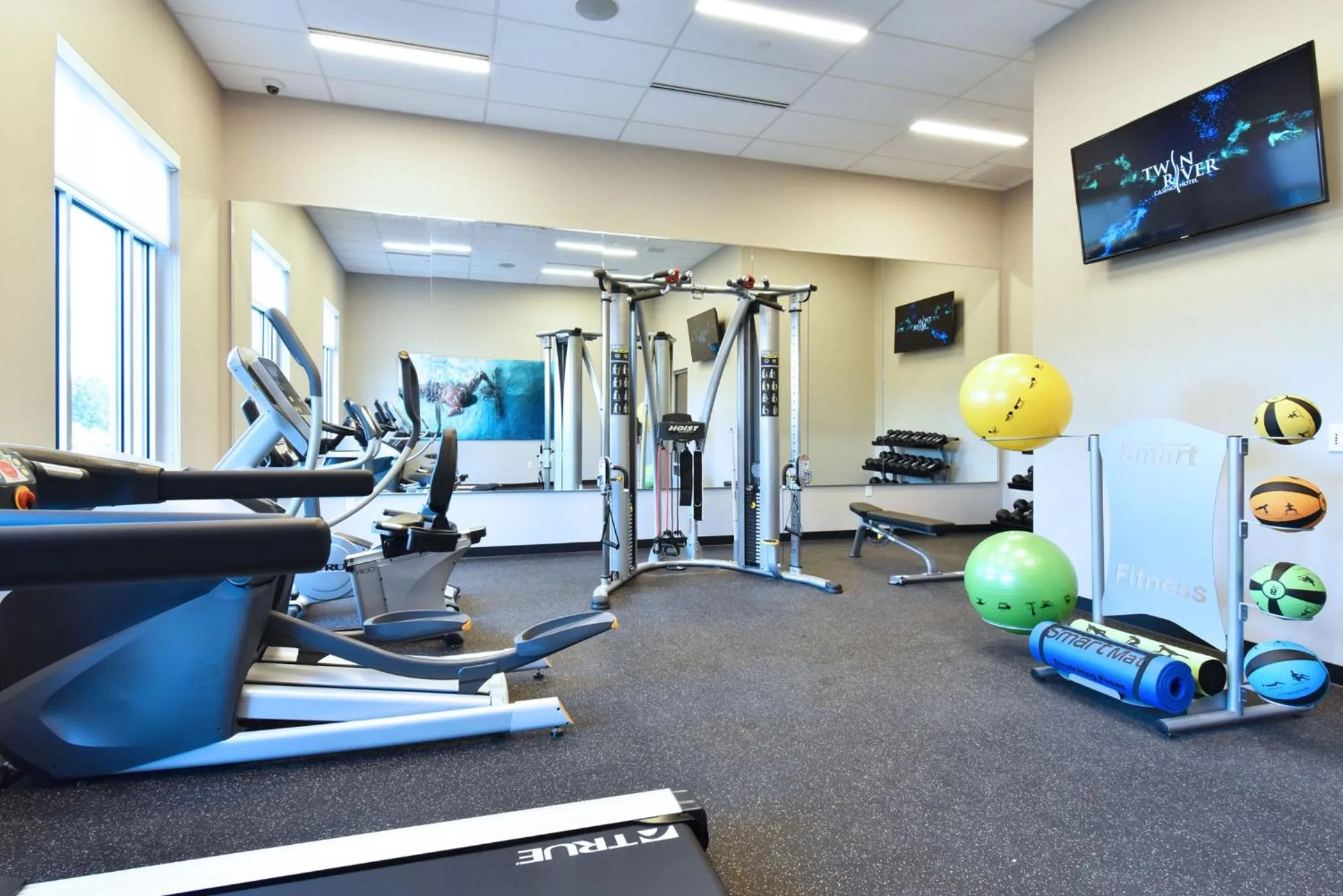 Fitness centre/facilities in Bally's Twin River Lincoln Casino & Hotel