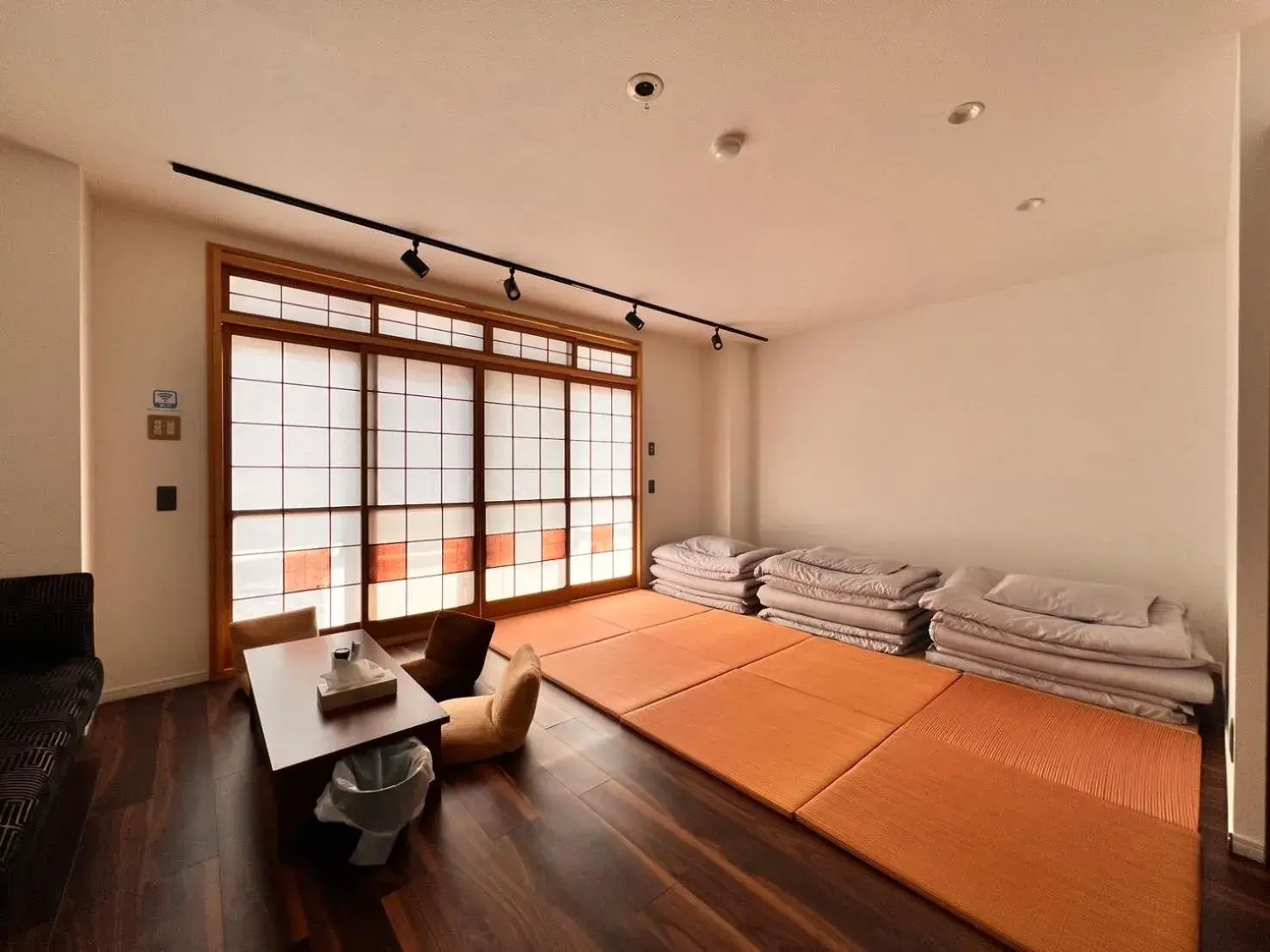 Triple Room with Terrace in Kyoto Guesthouse Lantern Triple Room with Terrace in Kyoto Guesthouse Lantern