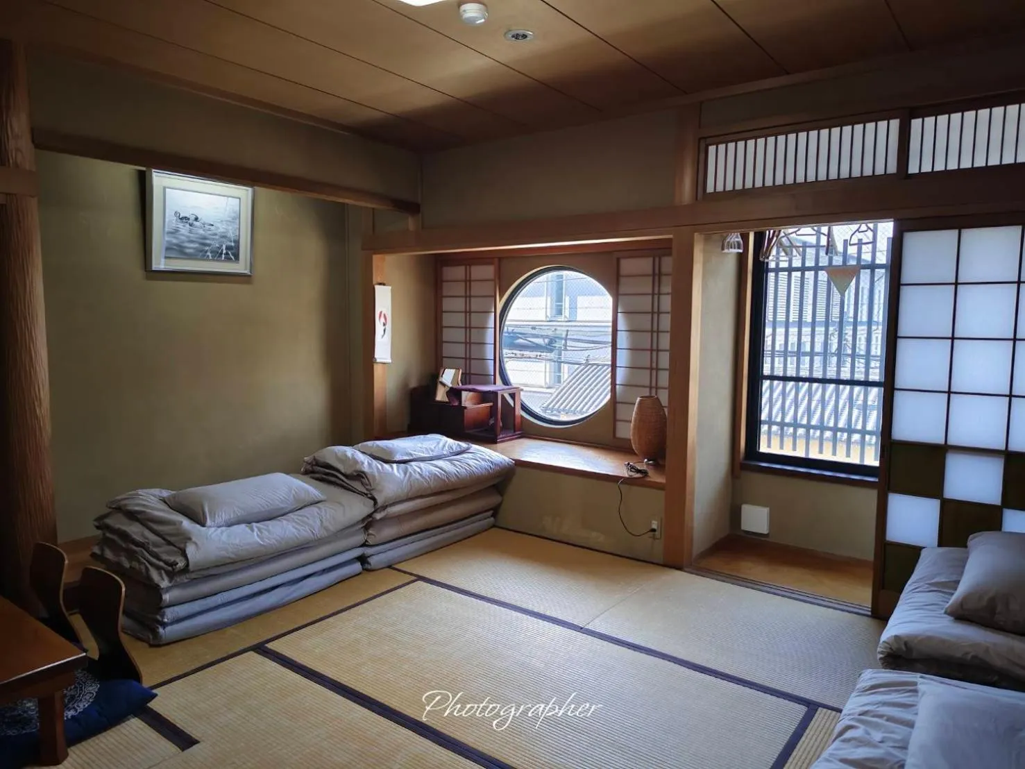 Photo of the whole room, Bed in Kyoto Guesthouse Lantern