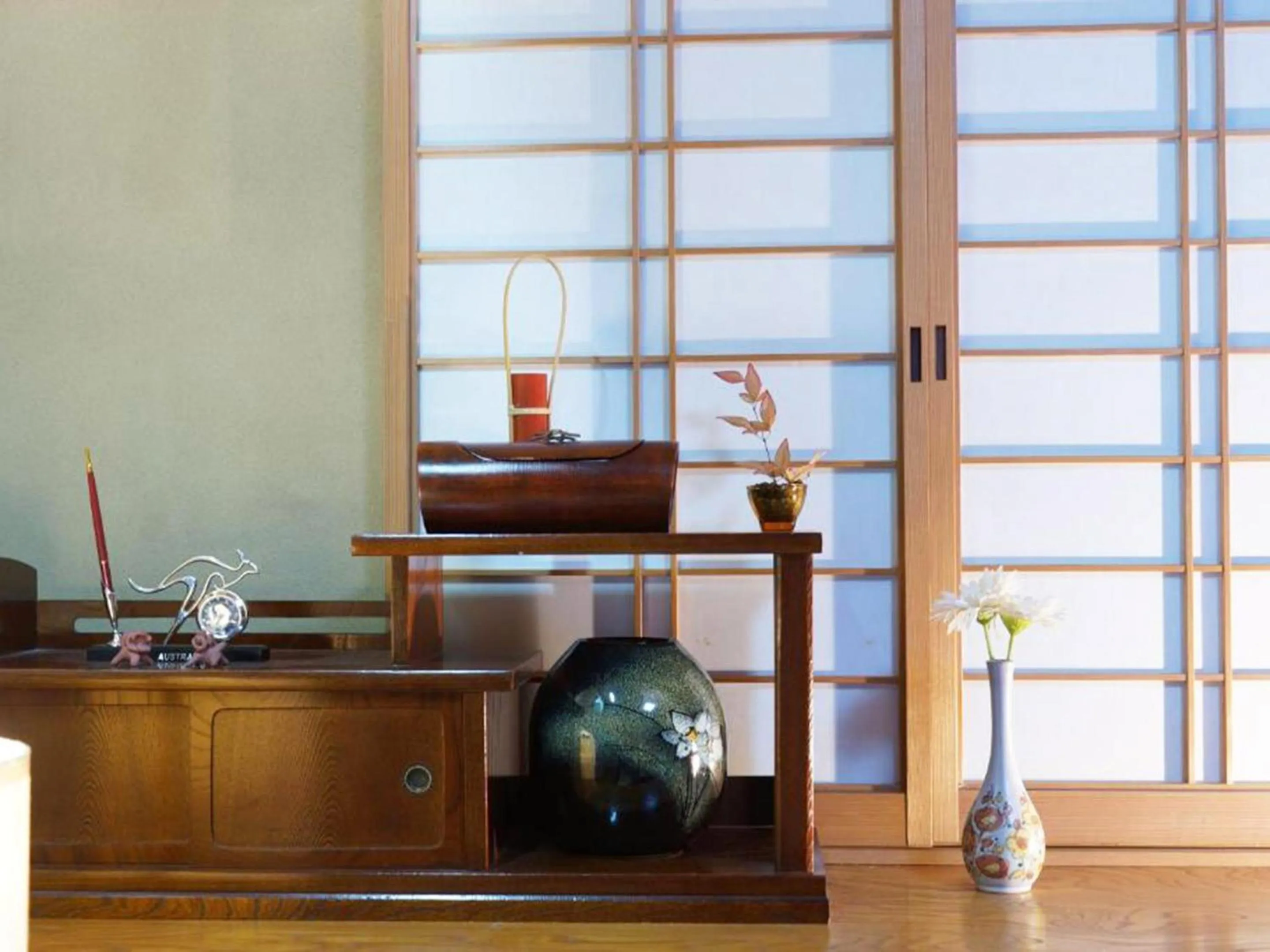 Decorative detail in Kyoto Guesthouse Lantern
