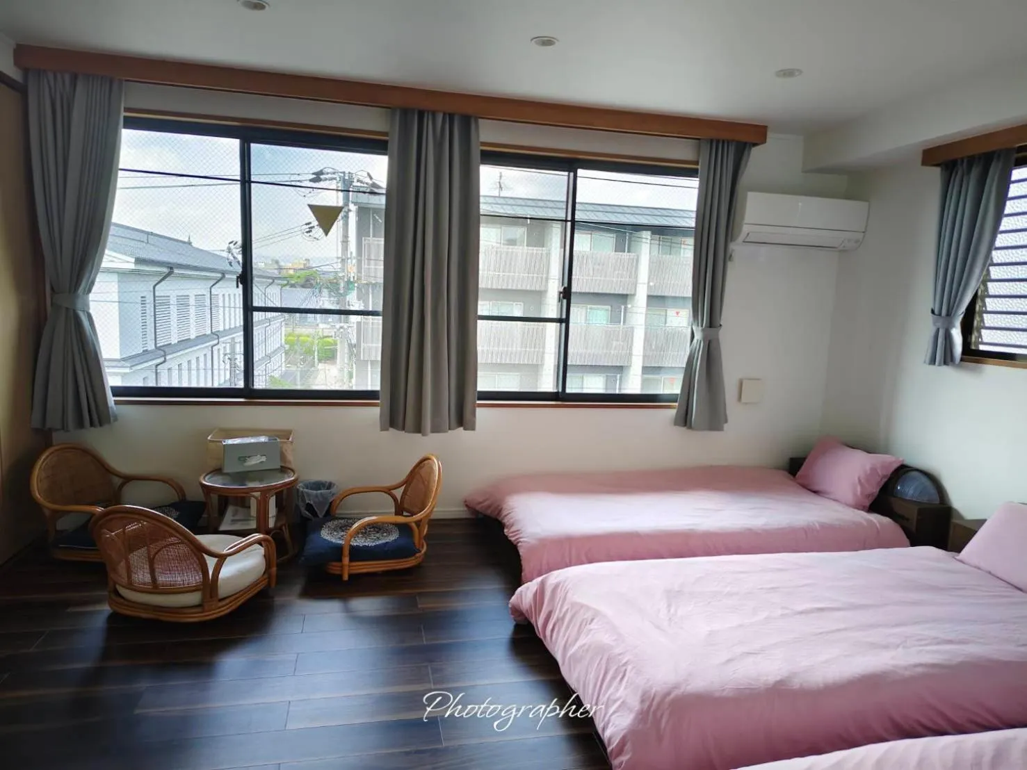 Photo of the whole room, Bed in Kyoto Guesthouse Lantern