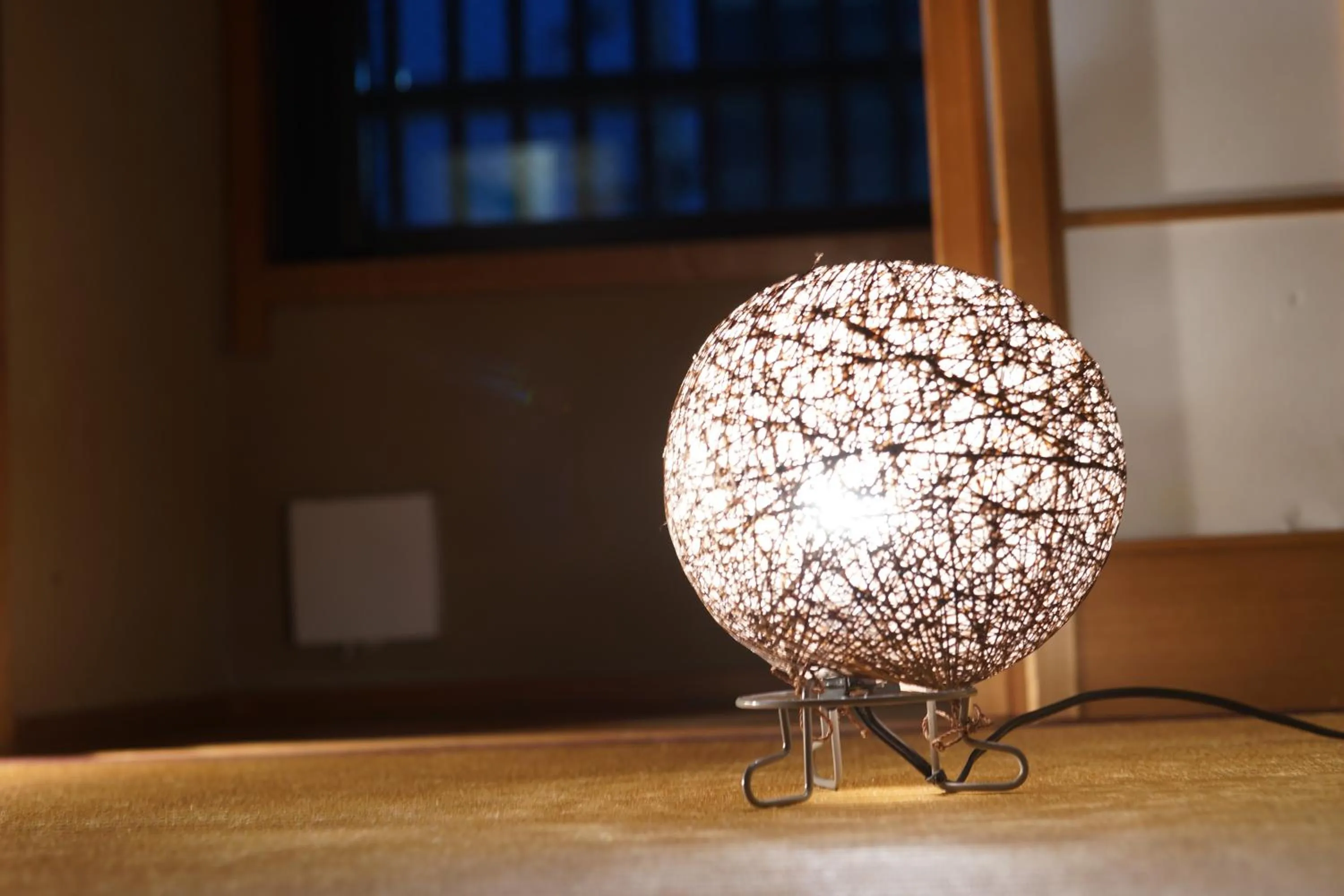Decorative detail in Kyoto Guesthouse Lantern