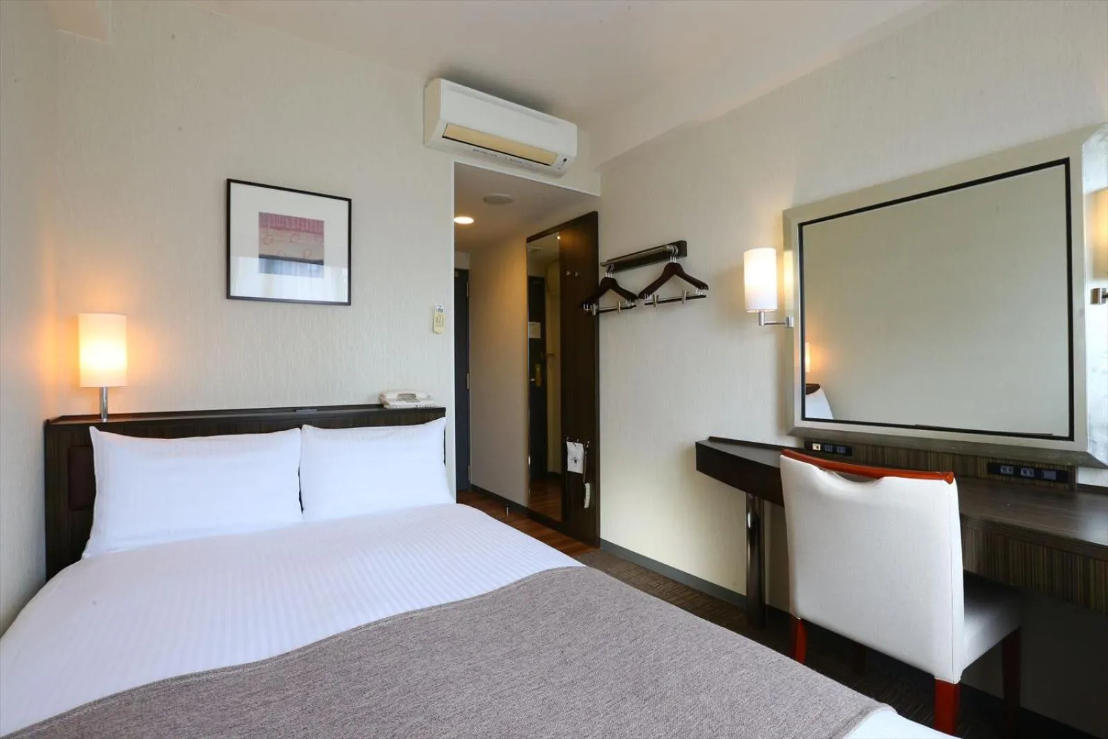 Bed in Hotel Hokke Club Niigata Nagaoka