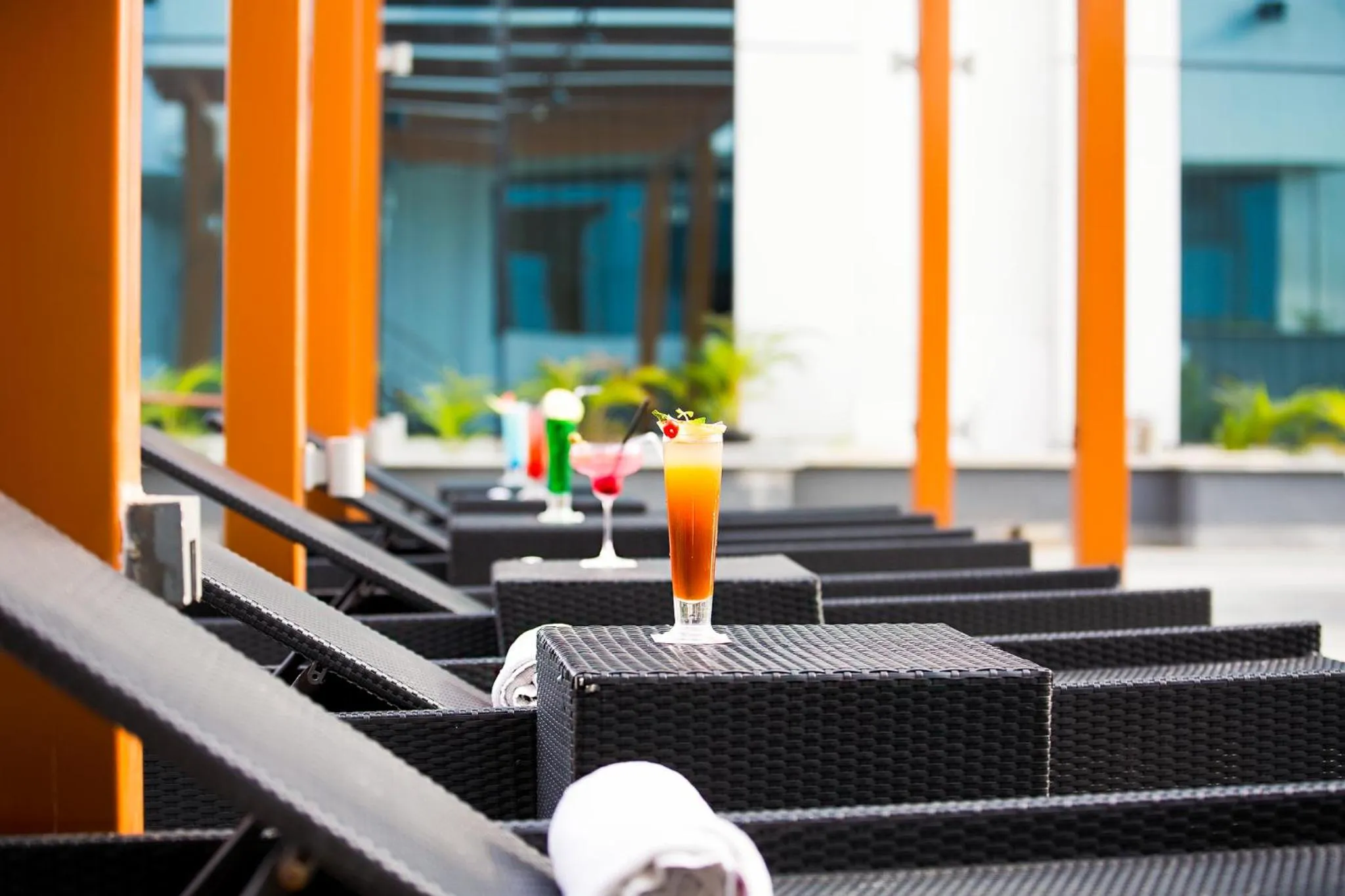 Patio in Clarion Hotel President Chennai