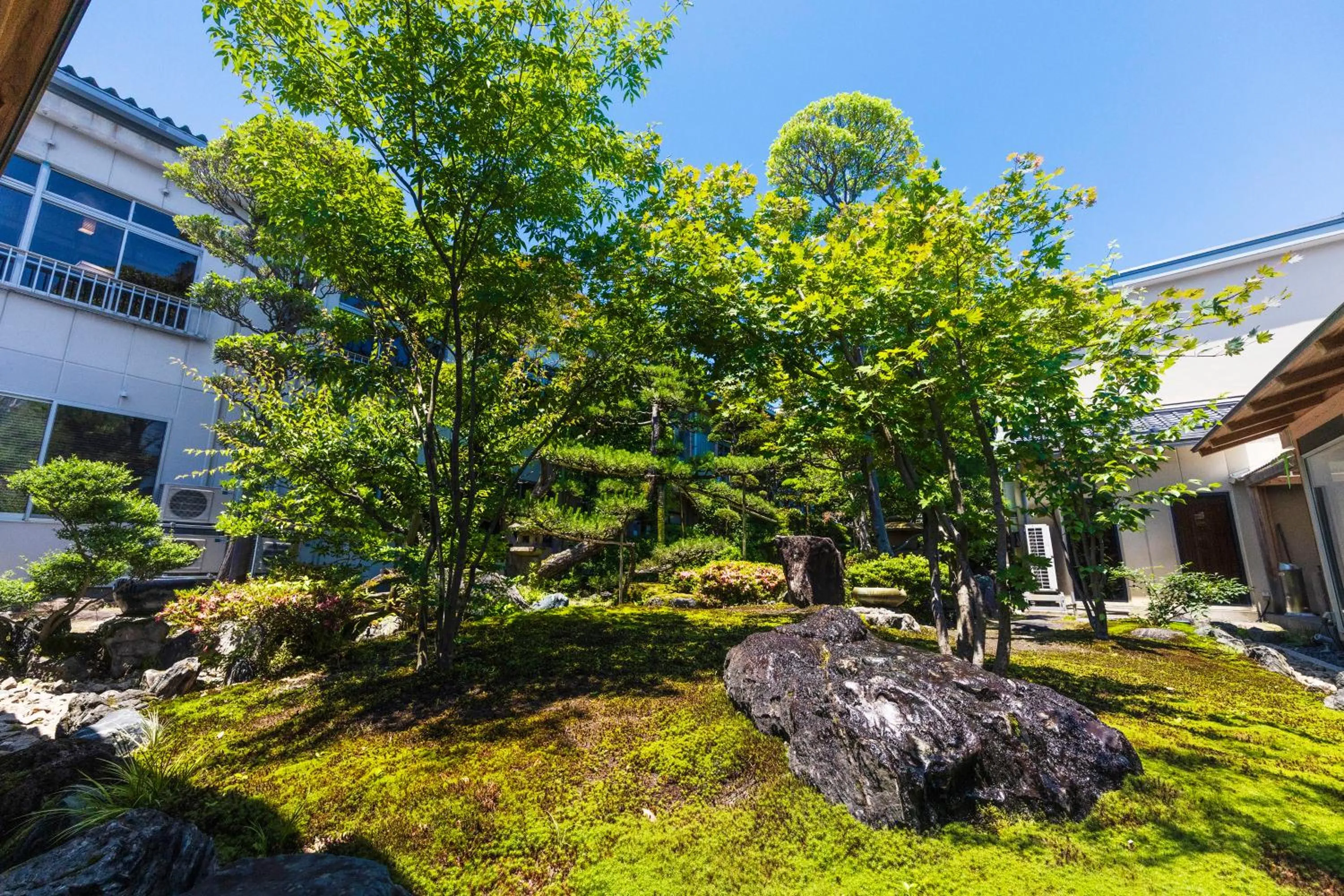 Garden view in Ryokan Marumo