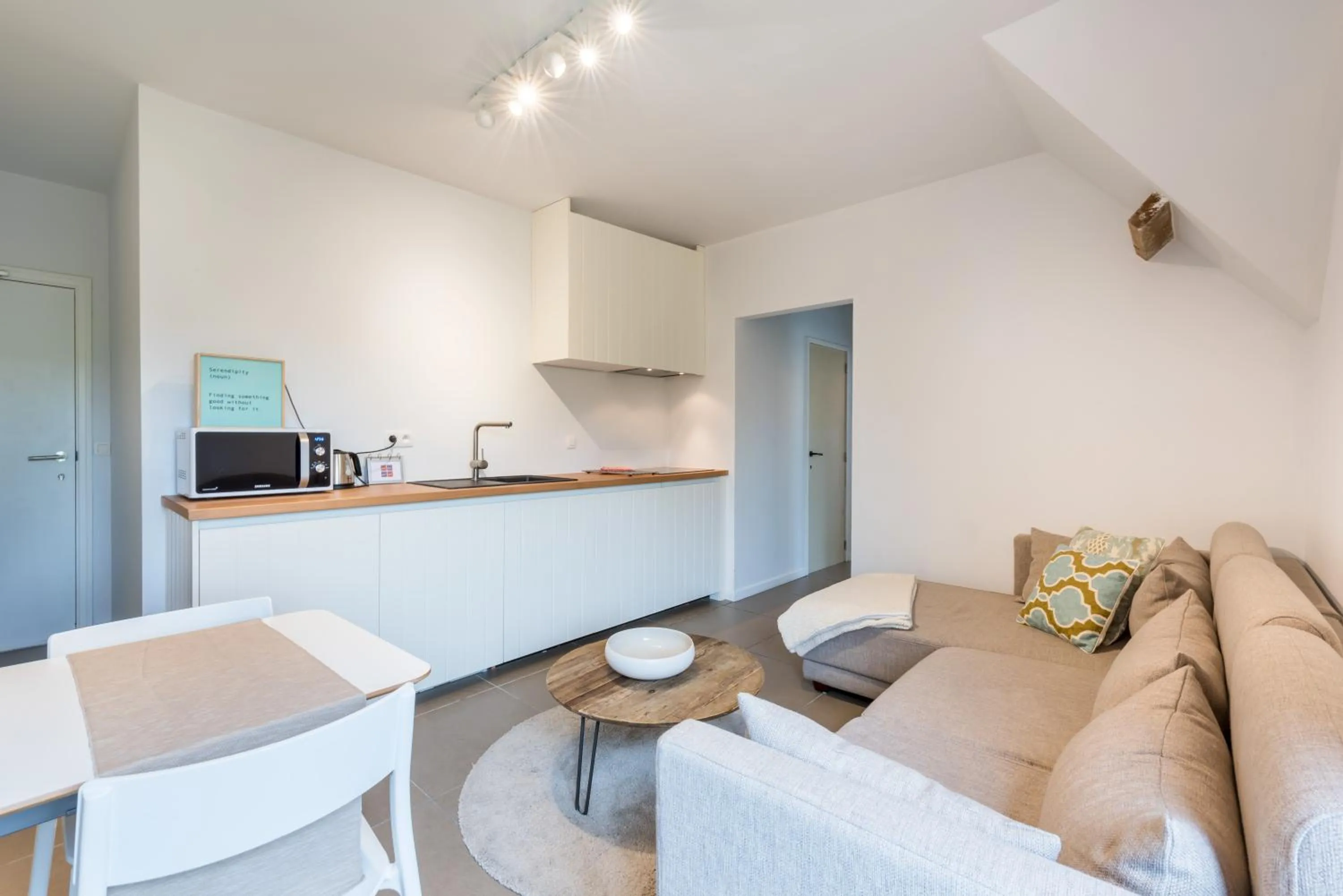 Kitchen or kitchenette in B&B visavis