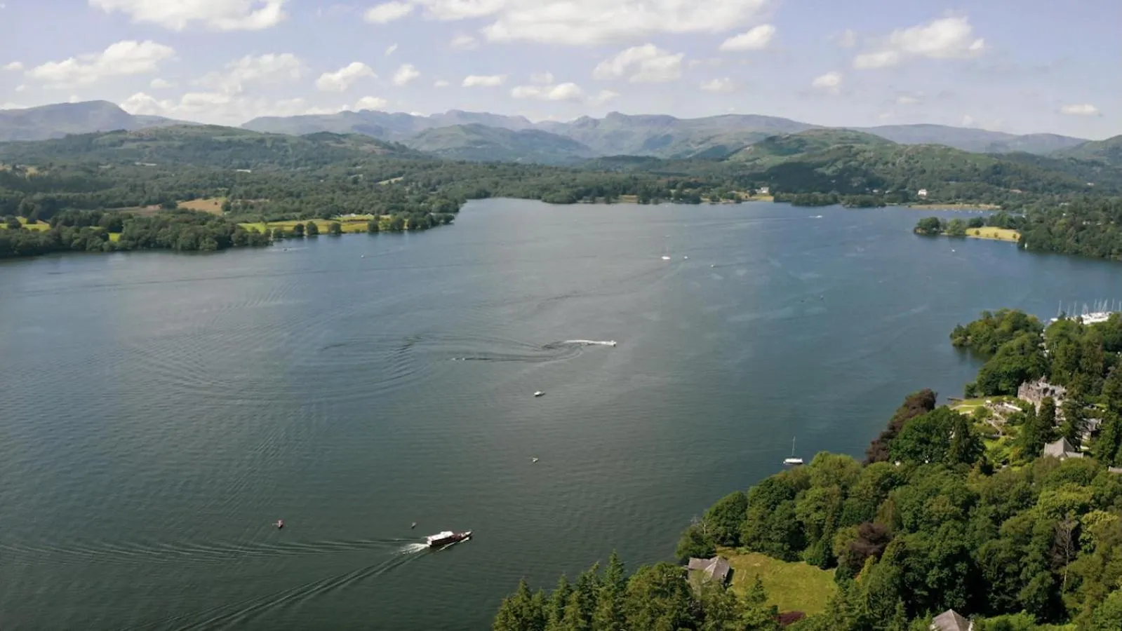 Lake view in Merewood Country House Hotel