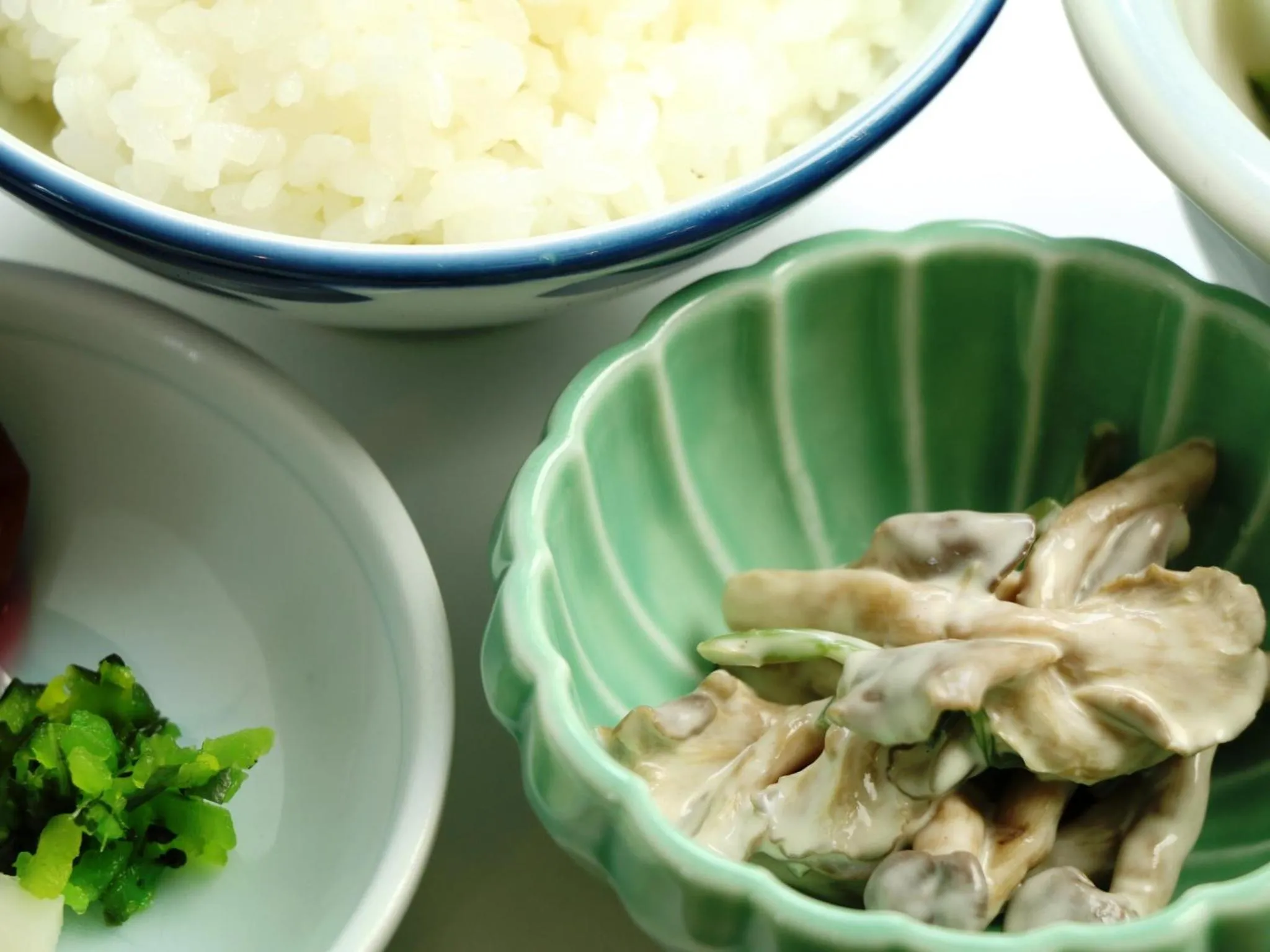 Asian breakfast in Ryokan Kamomeso