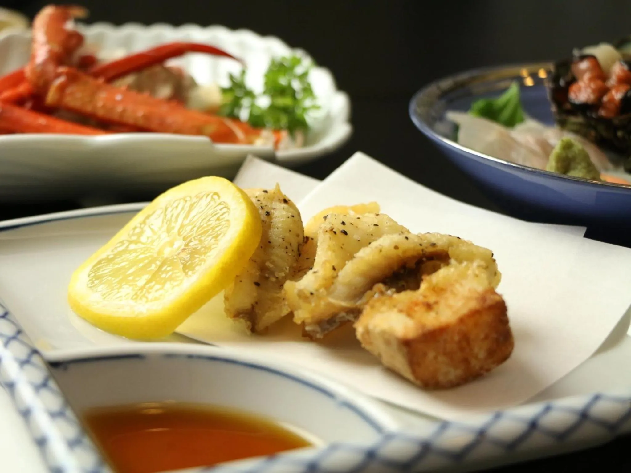 Dinner in Ryokan Kamomeso