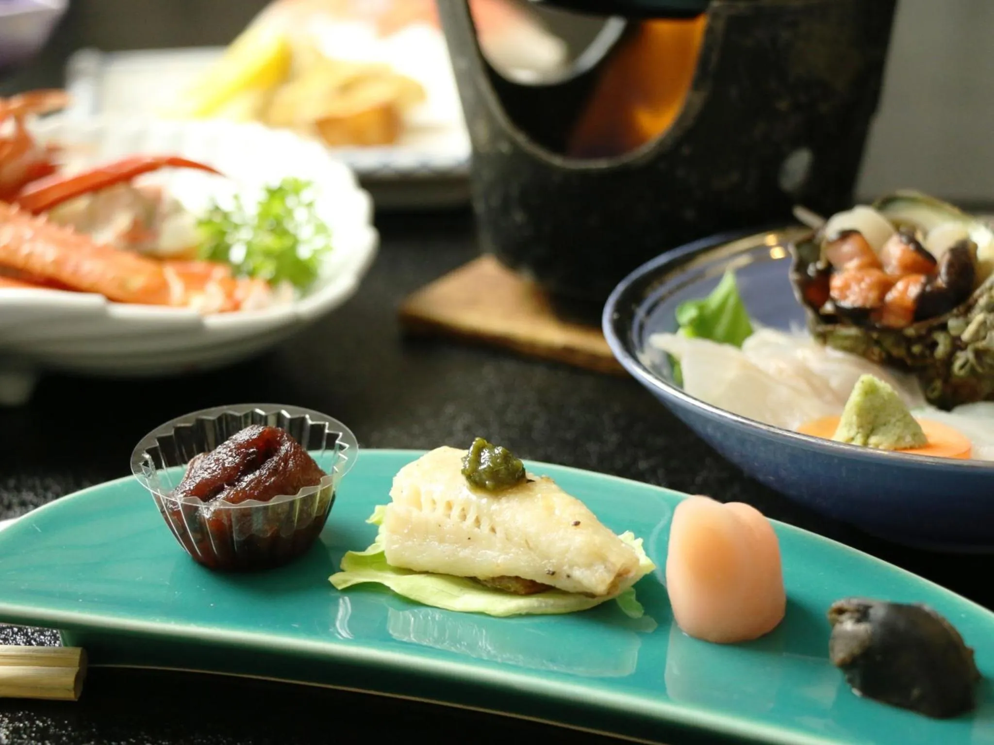 Dinner in Ryokan Kamomeso