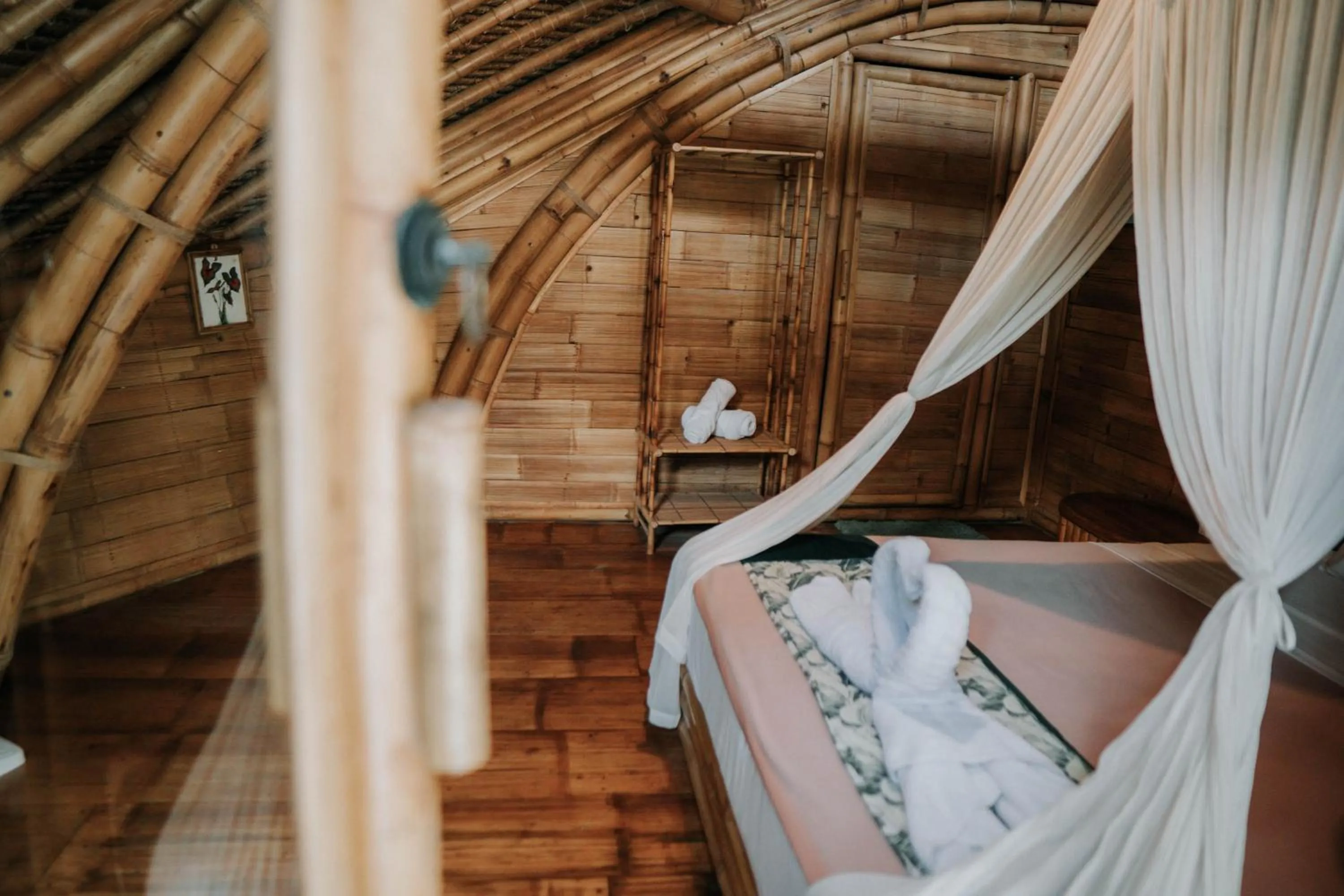 Bed in Sun Sang Eco Retreats