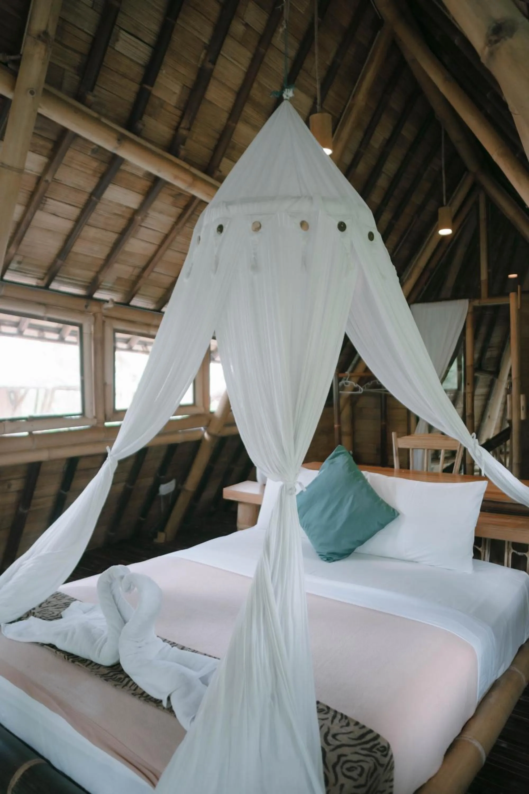 Bed in Sun Sang Eco Retreats