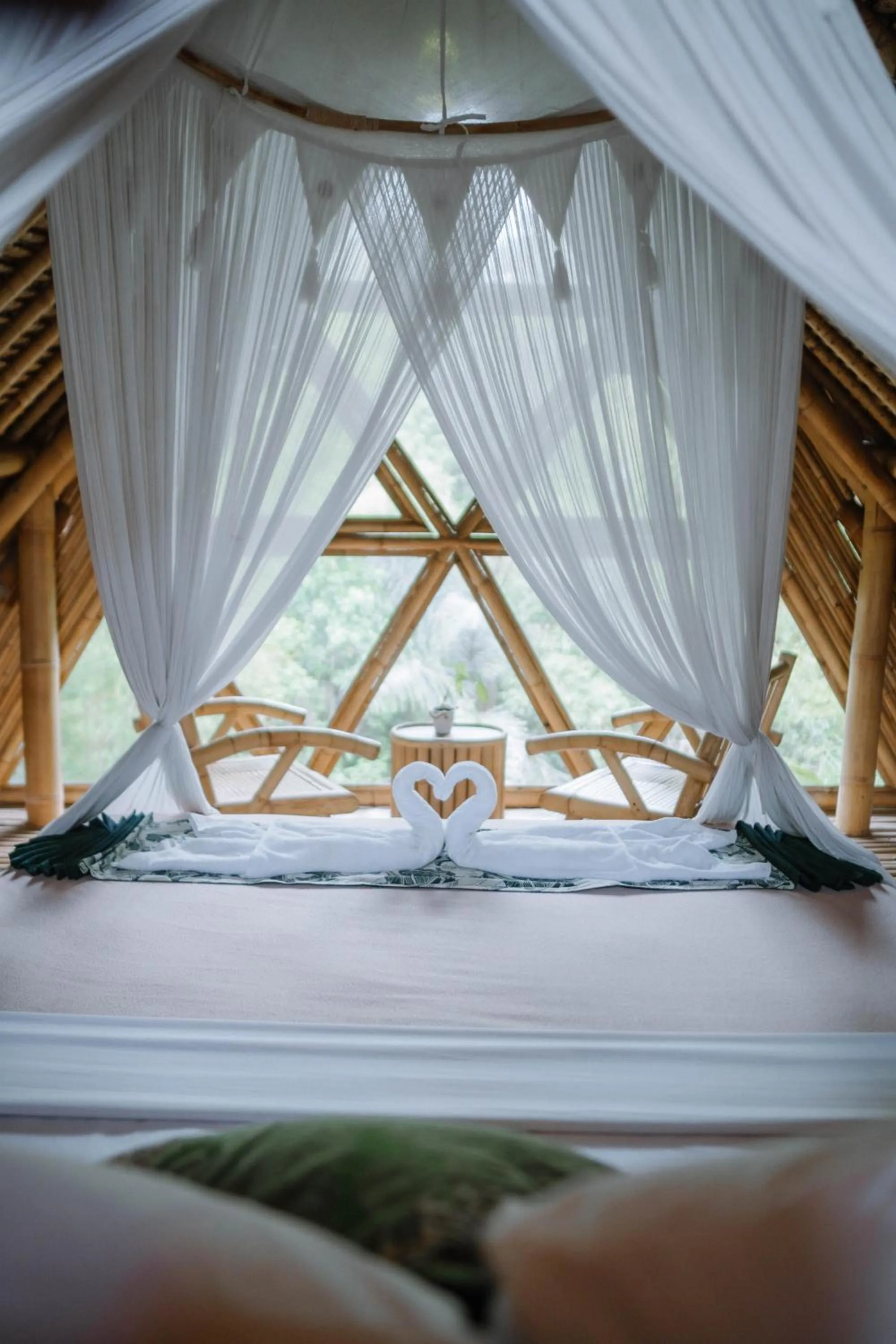 Bed in Sun Sang Eco Retreats