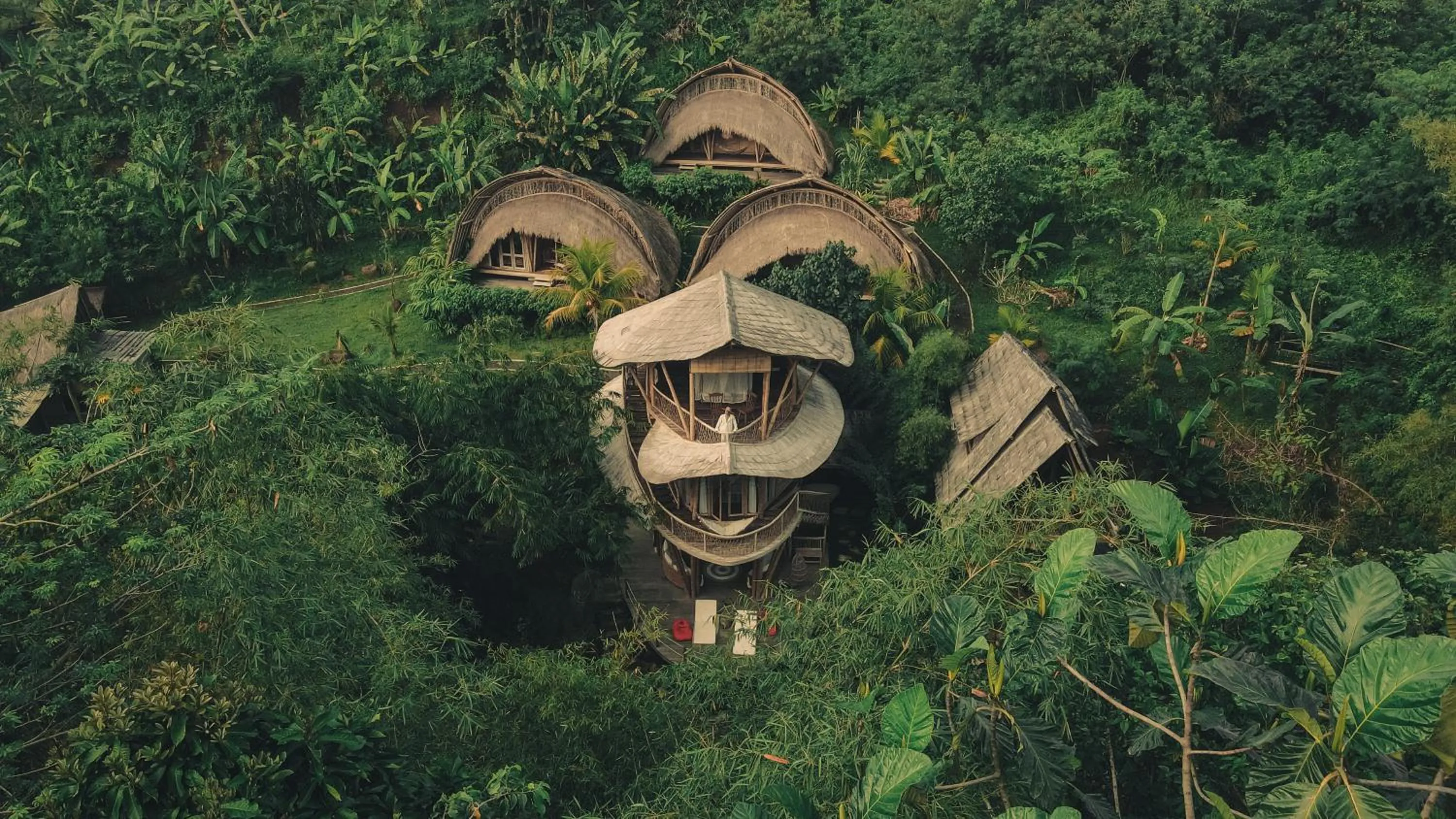 Bird's eye view in Sun Sang Eco Retreats