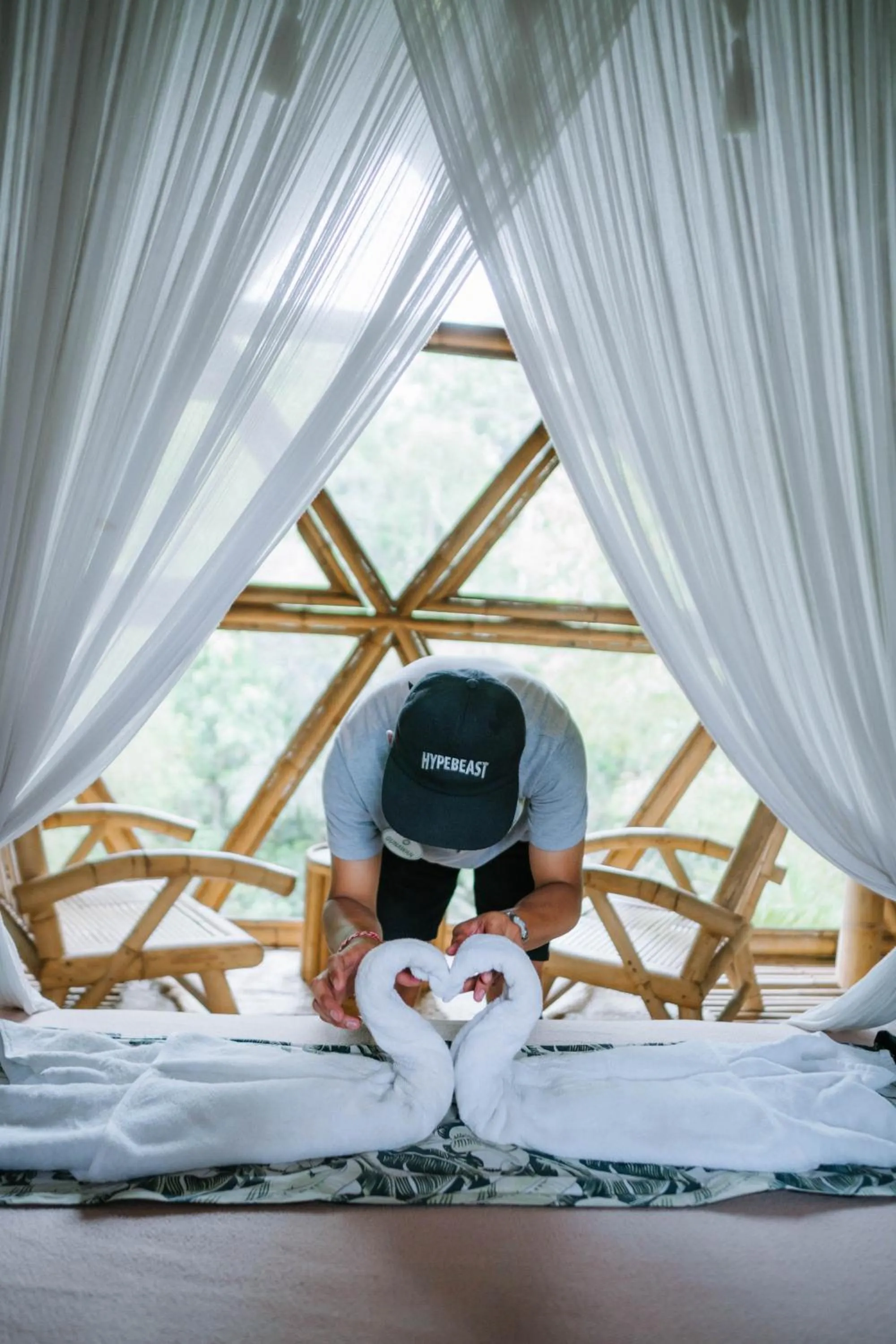 Bed in Sun Sang Eco Retreats