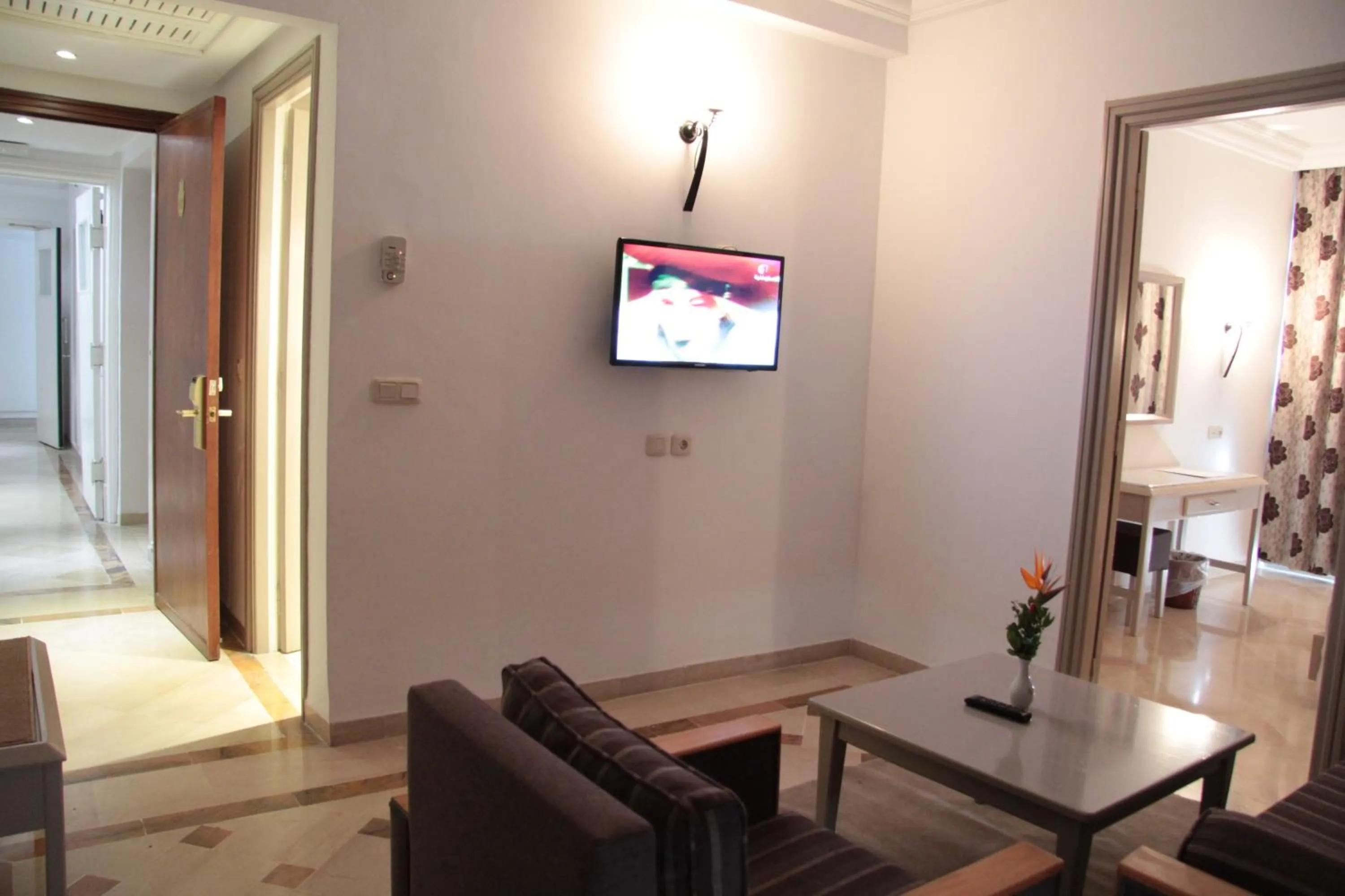 Living room, Bed in El Kantaoui Center