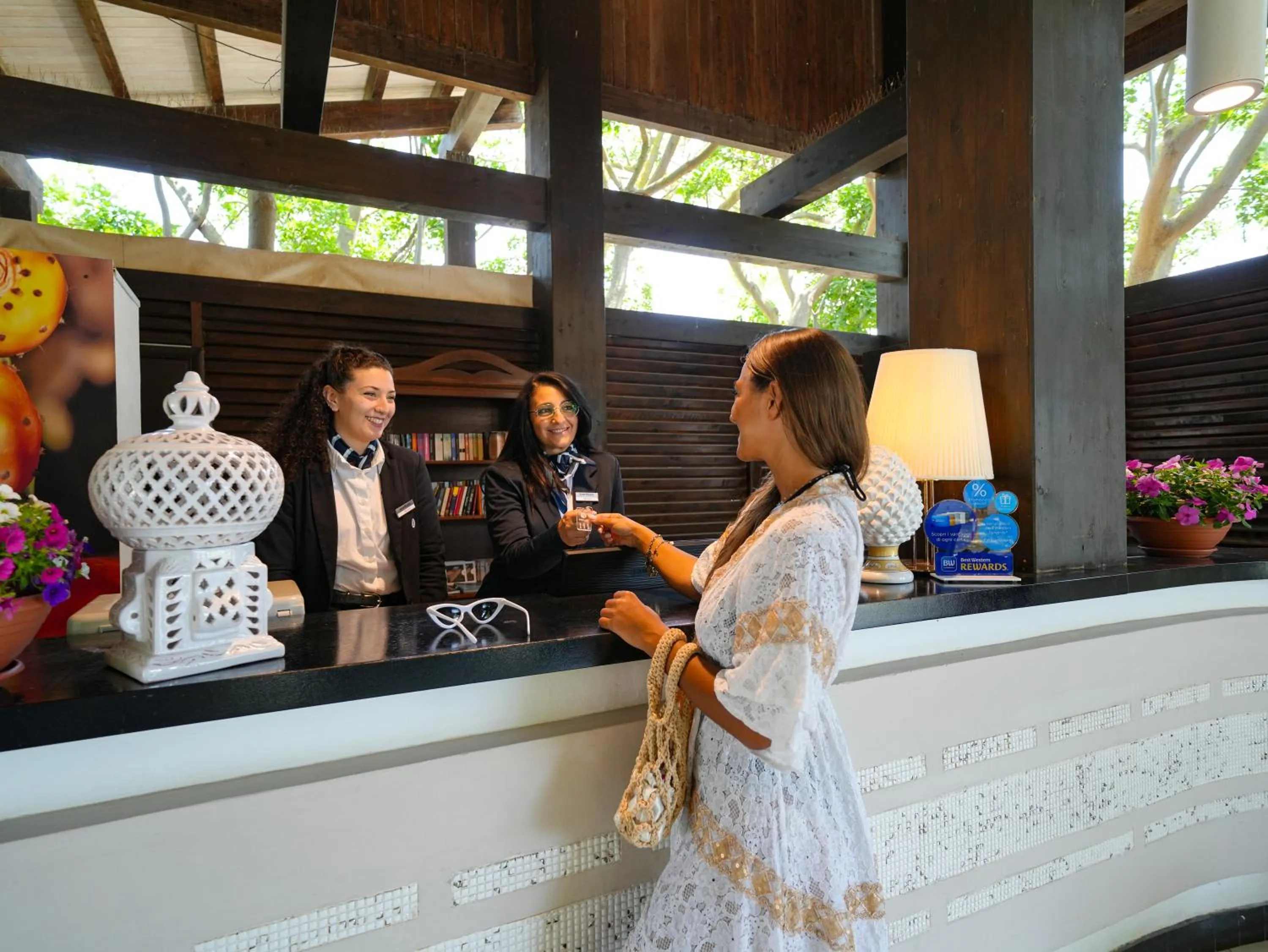 Lobby or reception in Le Dune Resort