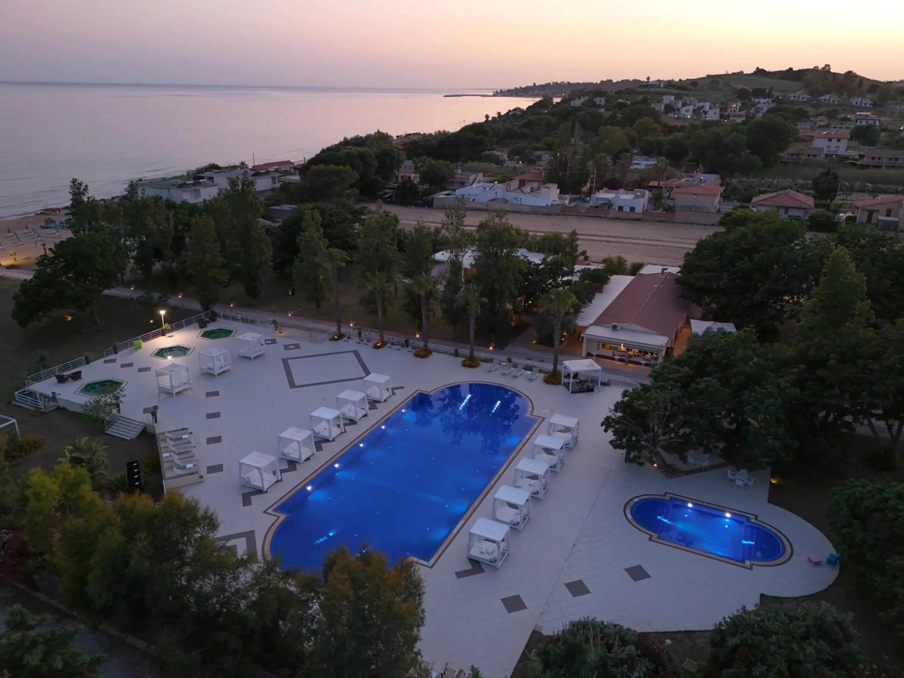 Bird's eye view in Le Dune Resort