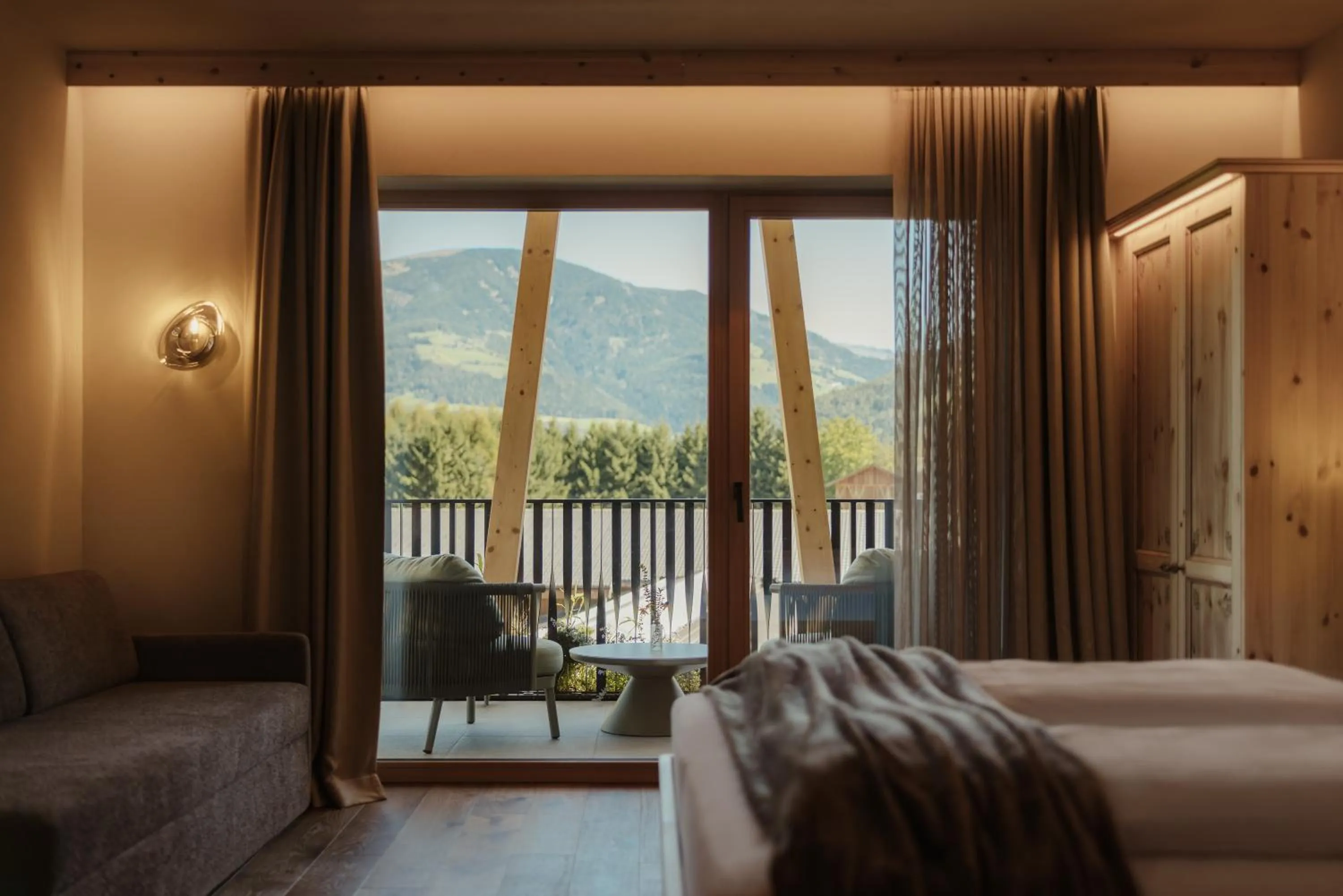 Natural landscape, Bed in Hotel B&B Feldmessner