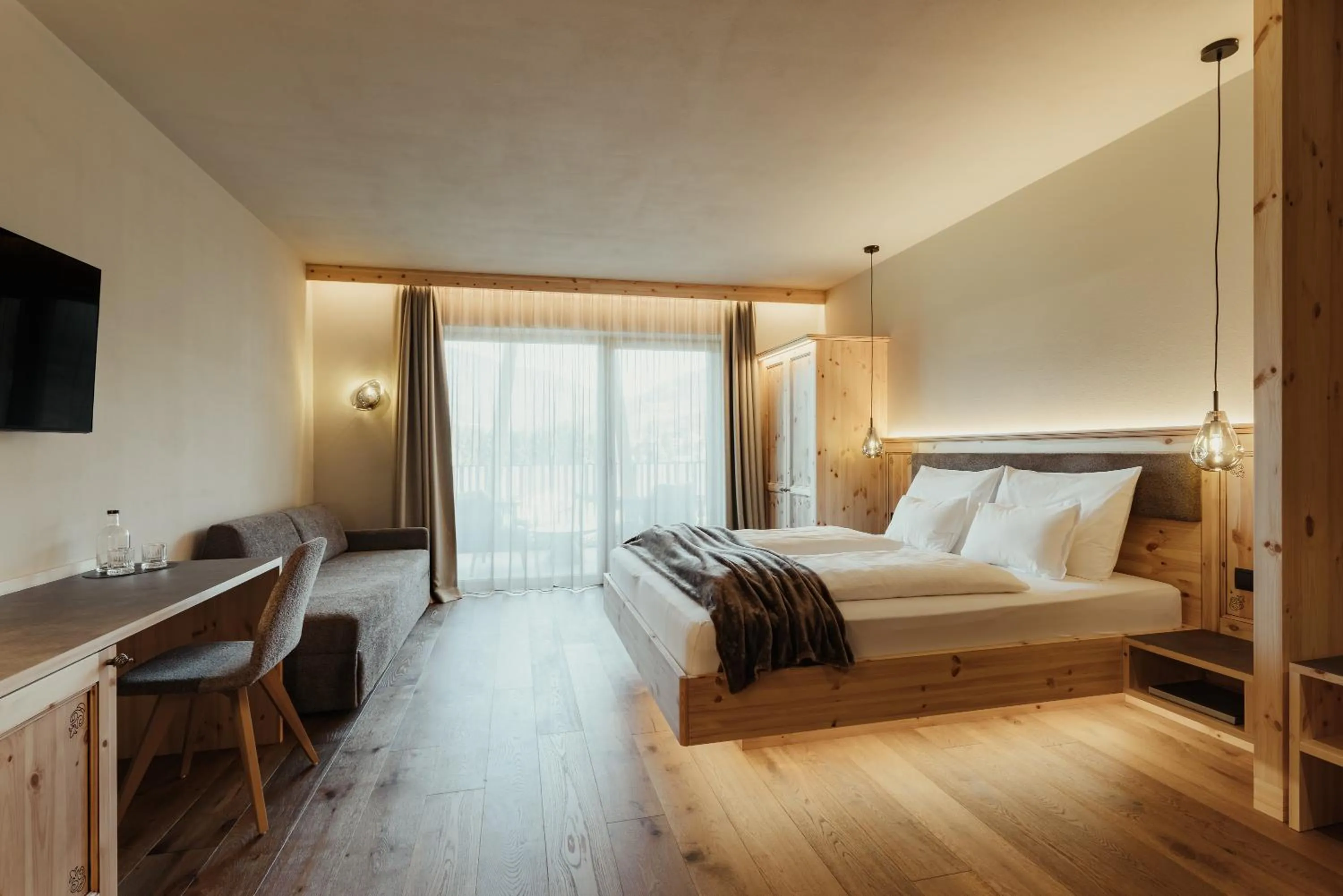 Photo of the whole room, Bed in Hotel B&B Feldmessner