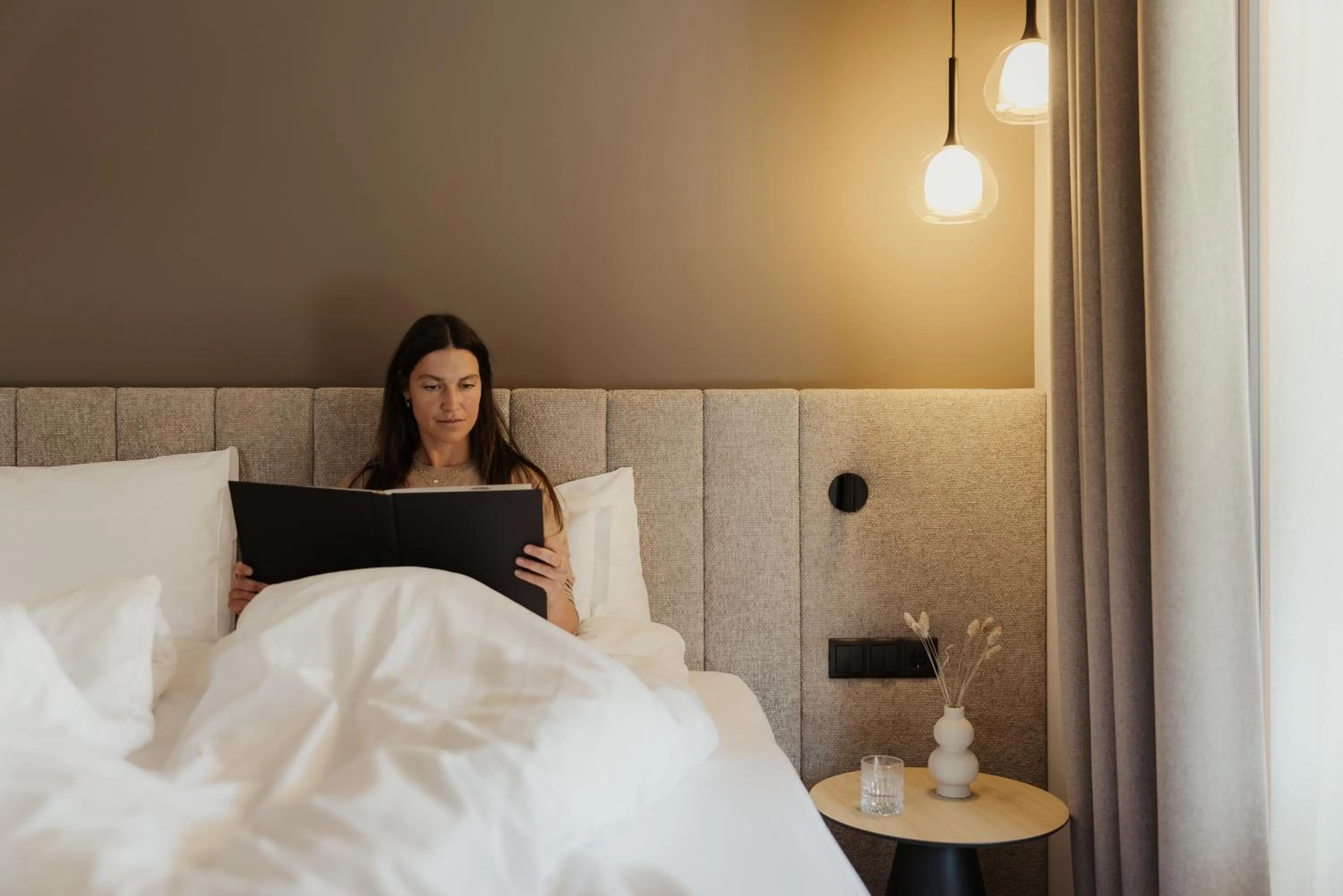 Bed in Hotel B&B Feldmessner