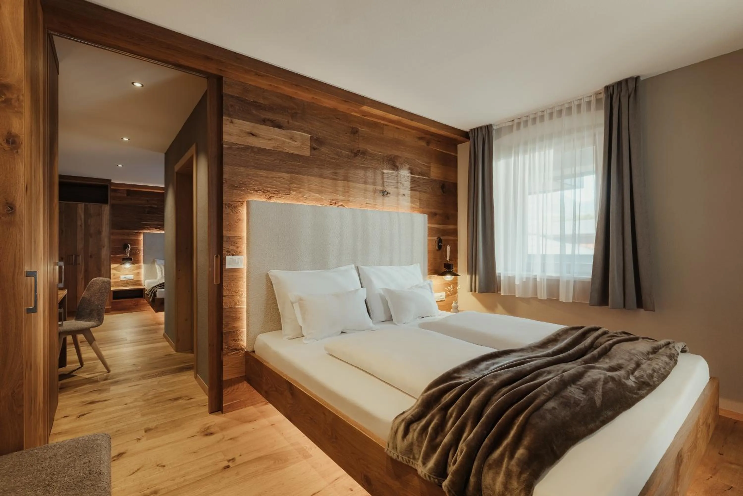 Bedroom, Bed in Hotel B&B Feldmessner