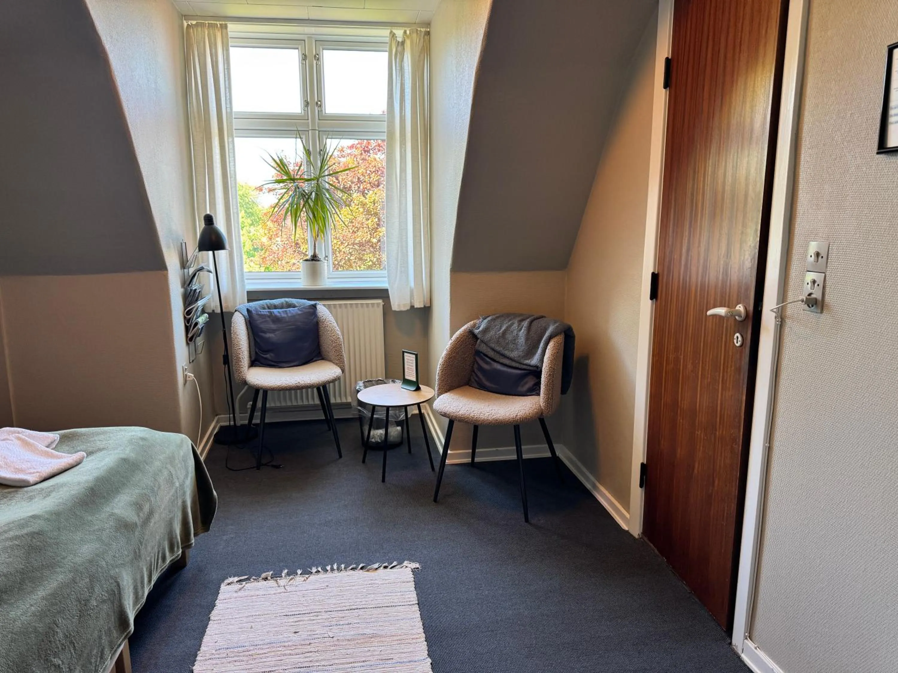 Bed in Gredstedbro Hotel