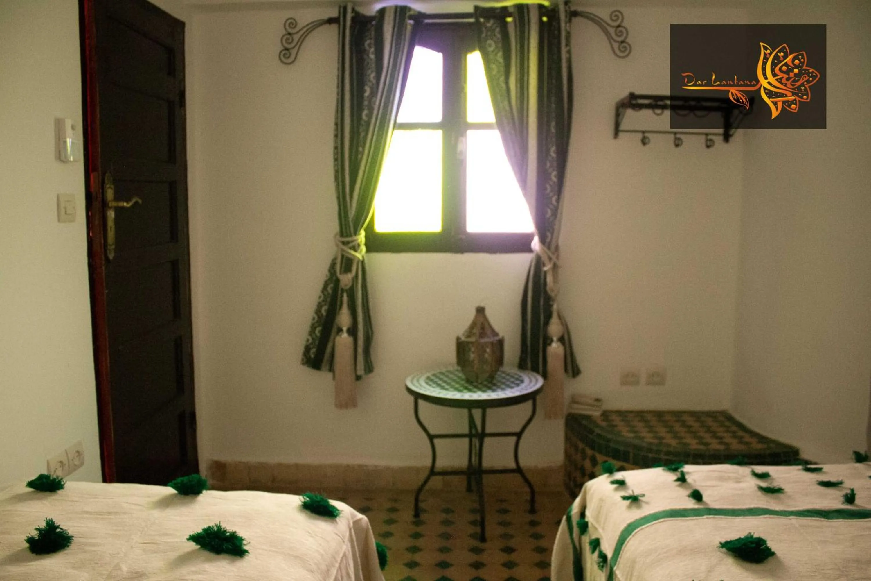 Decorative detail, Bed in Dar Lantana