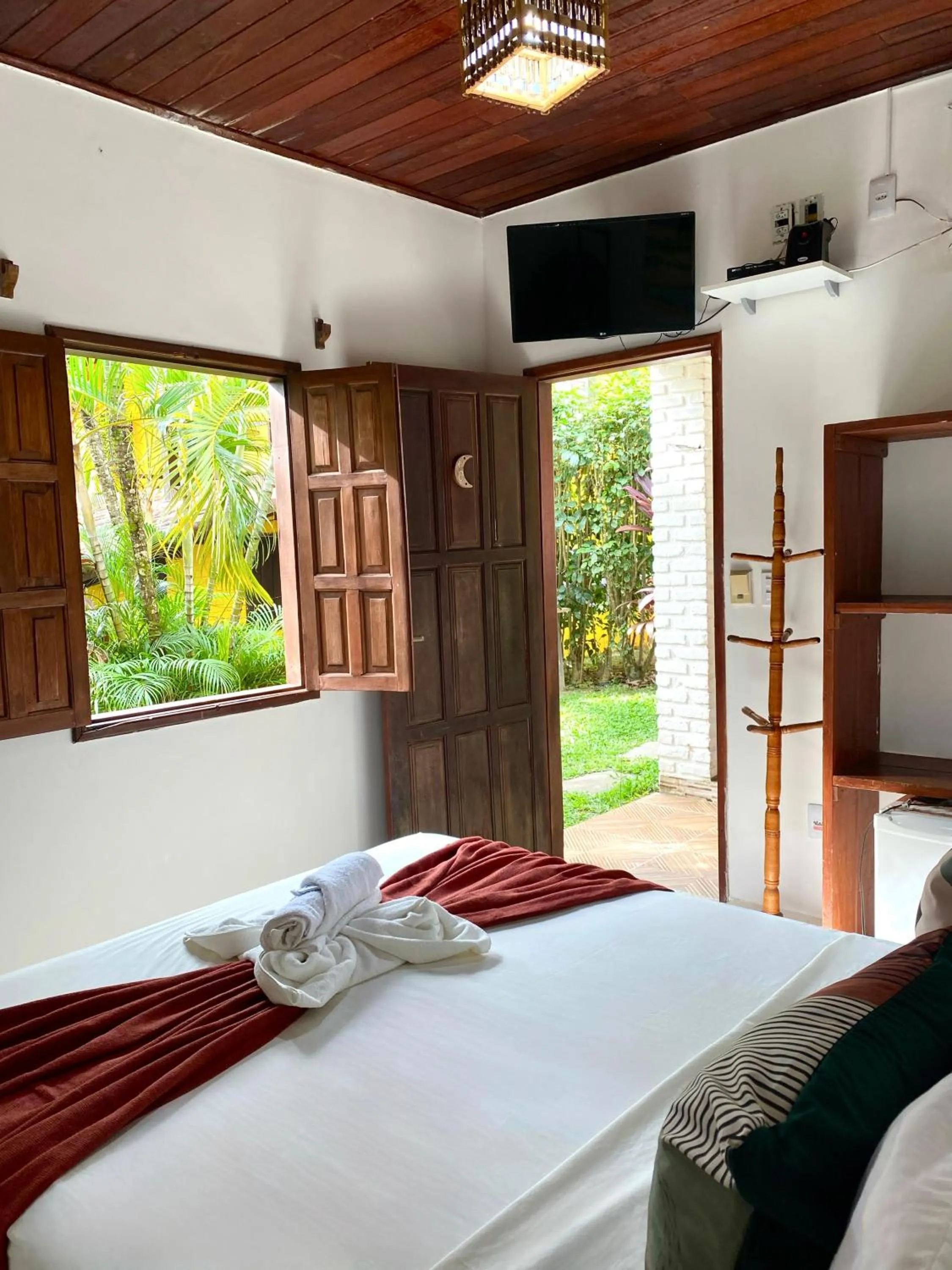 Bed in Pousada Arraial Lua Crescente