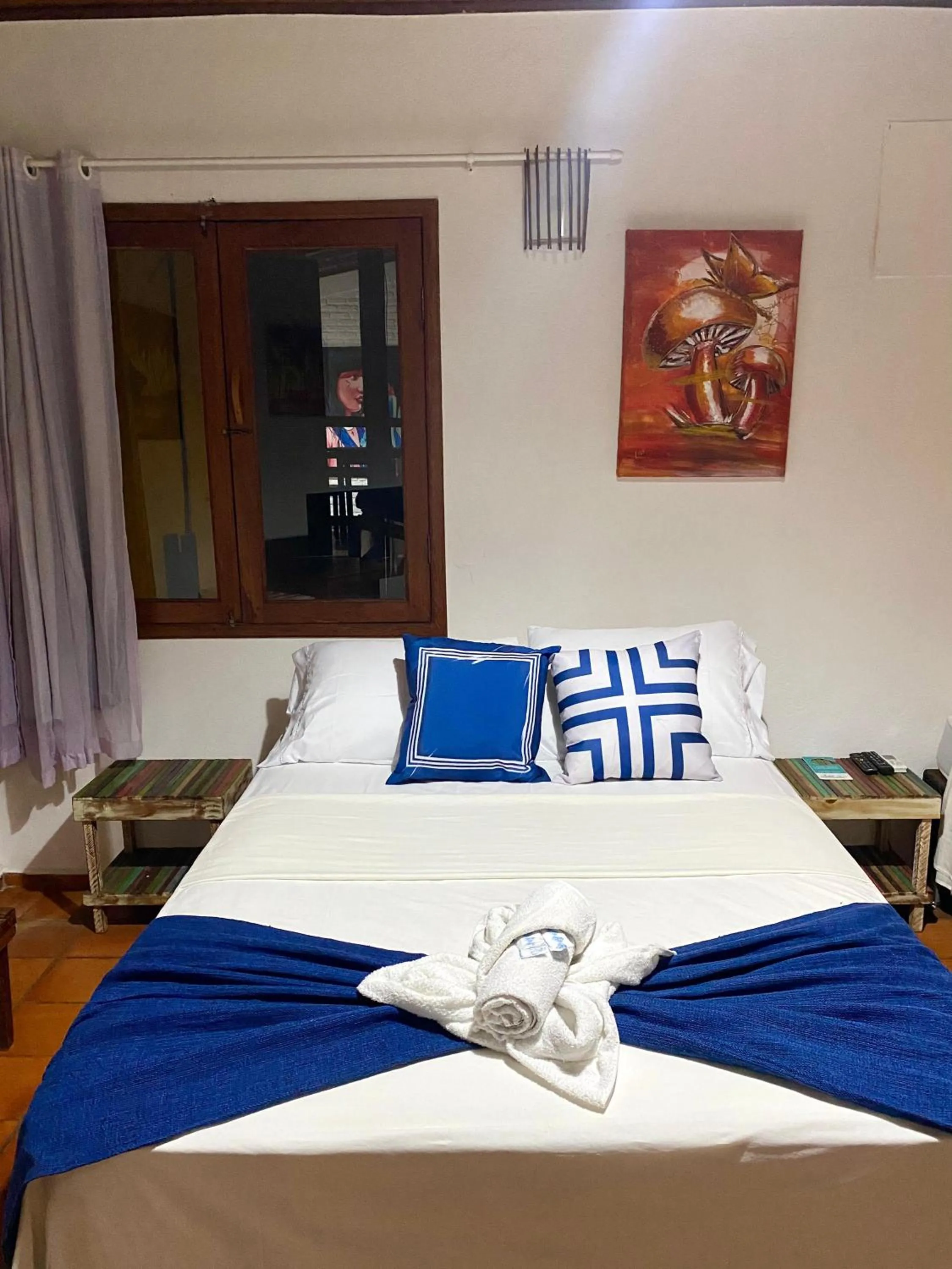 Bed in Pousada Arraial Lua Crescente