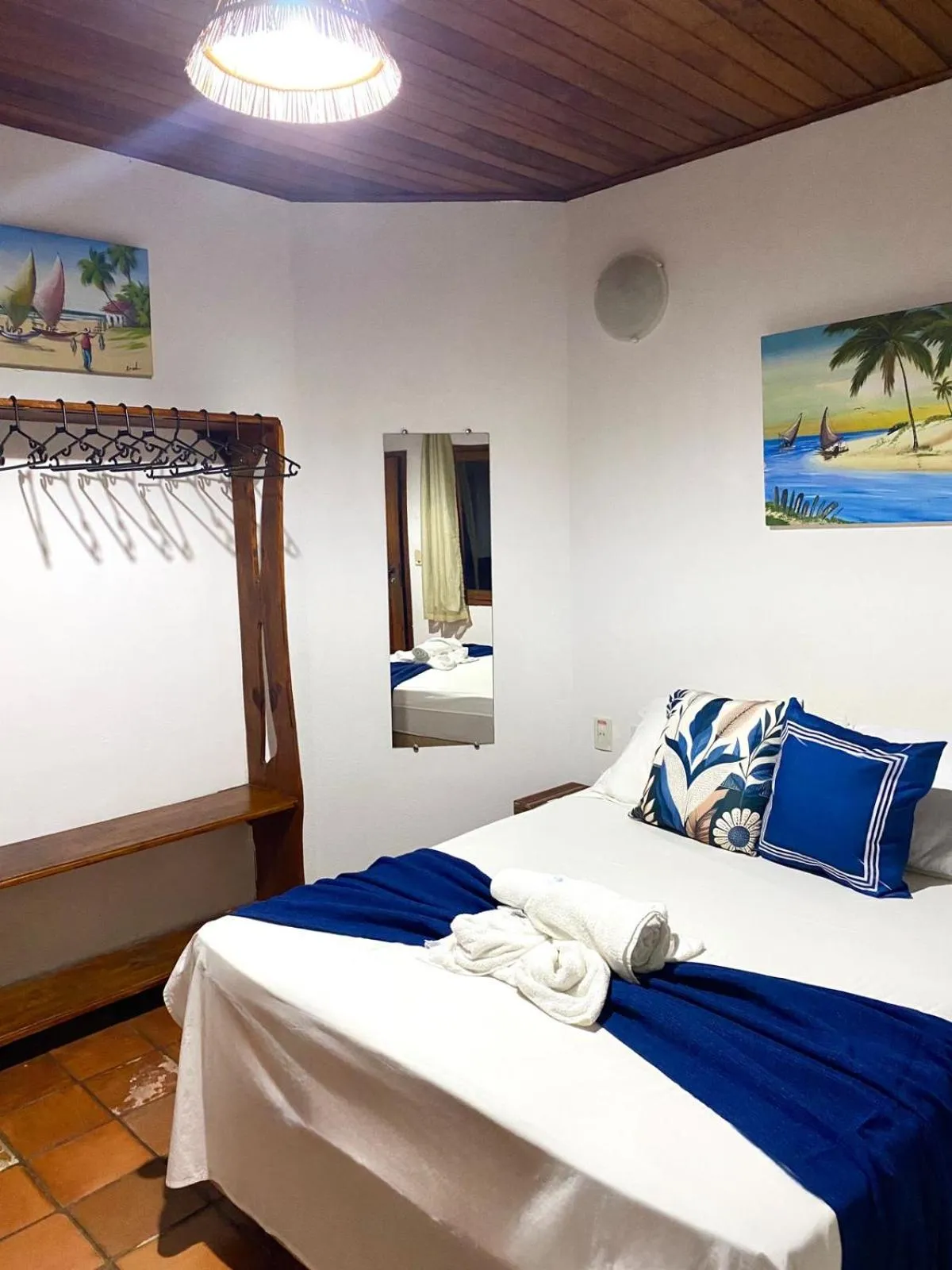 Bed in Pousada Arraial Lua Crescente