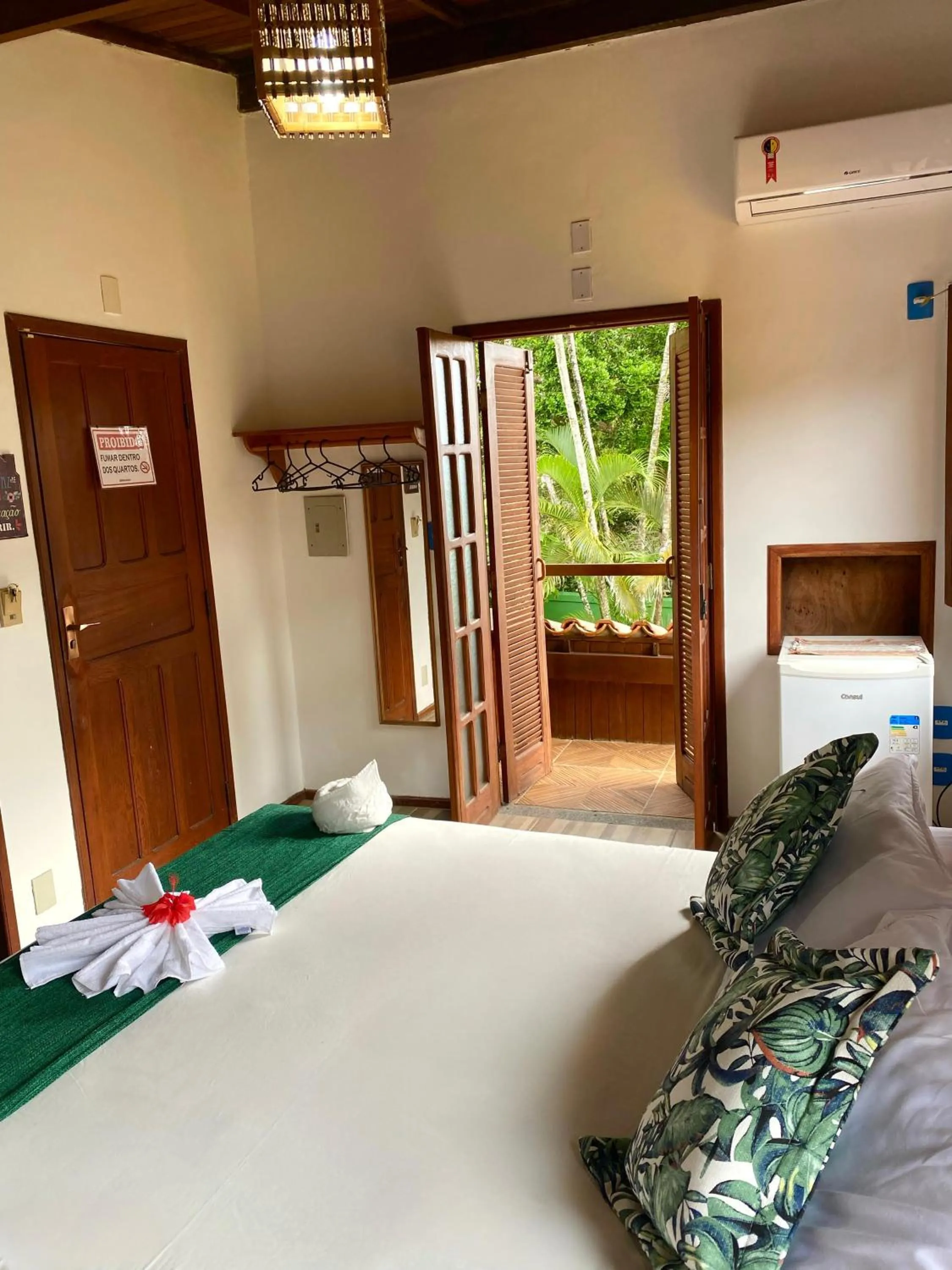 Bed in Pousada Arraial Lua Crescente