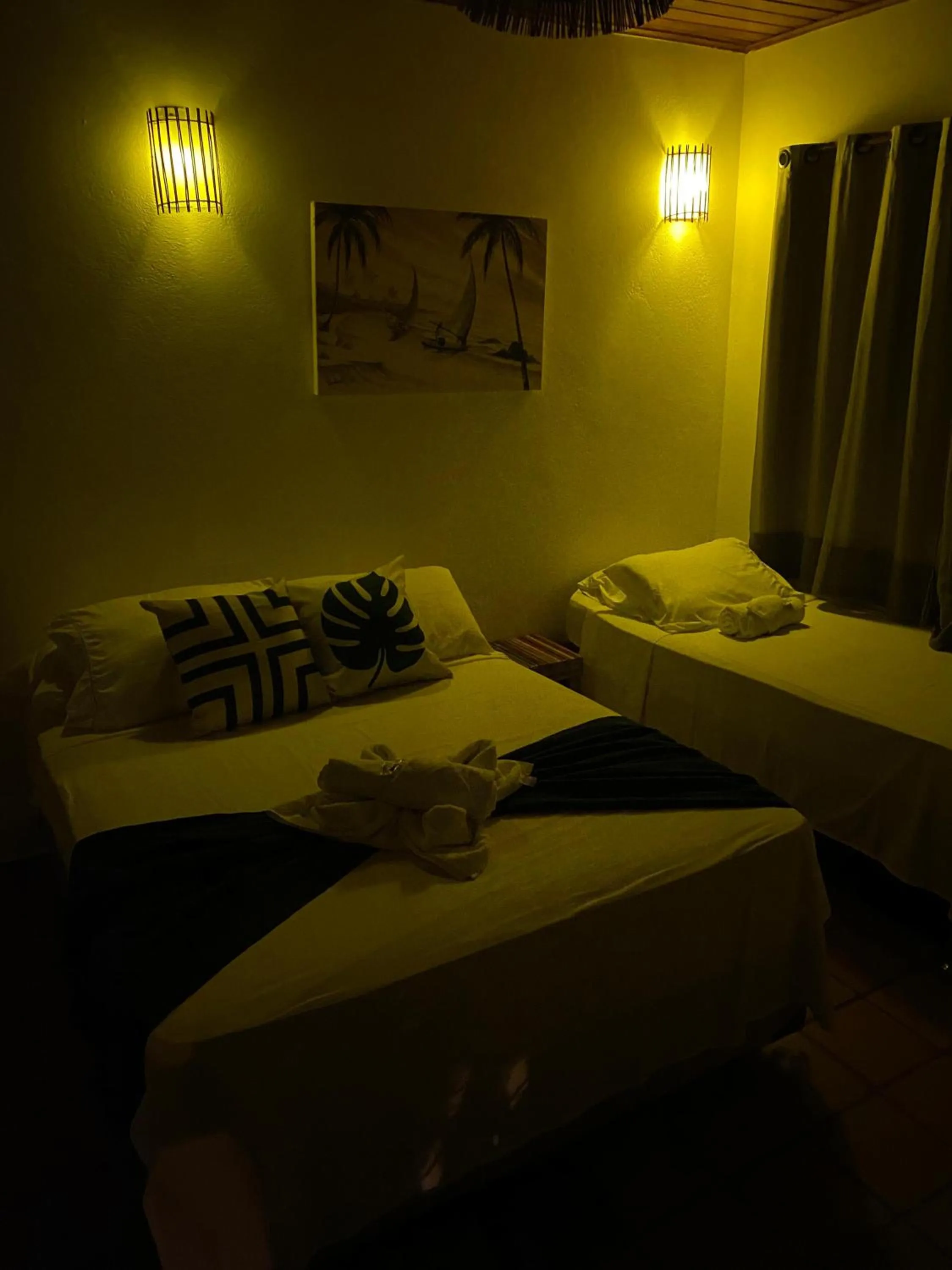 Bed in Pousada Arraial Lua Crescente