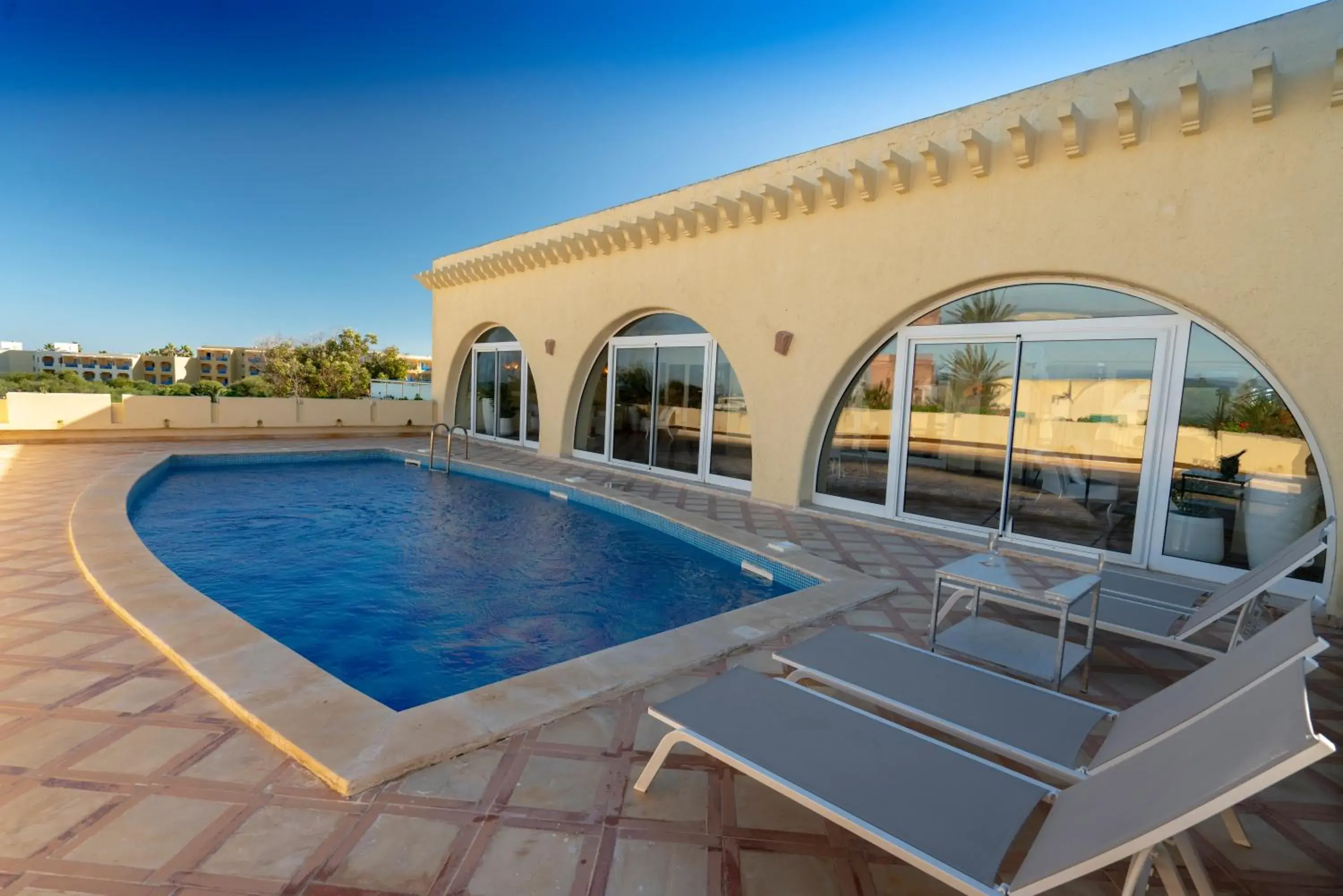 Swimming pool in Carthage Thalasso Resort Swimming pool in Carthage Thalasso Resort