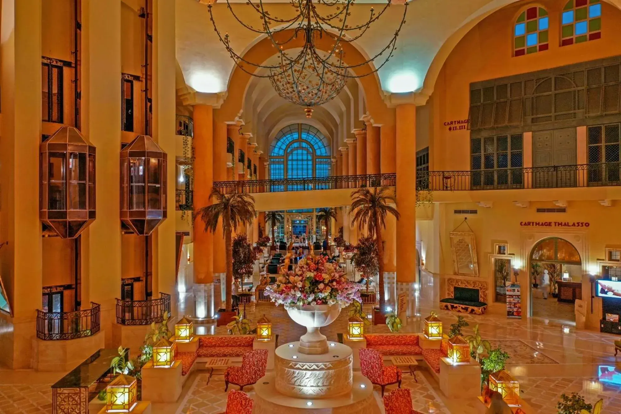 Lobby or reception in Carthage Thalasso Resort Lobby or reception in Carthage Thalasso Resort