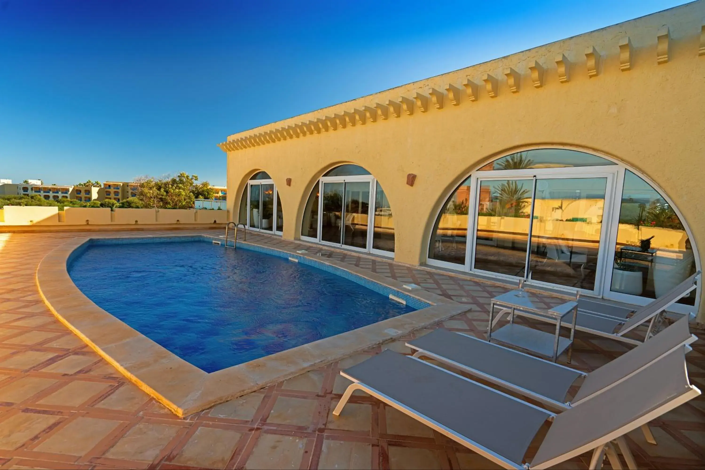 Swimming pool in Carthage Thalasso Resort Swimming pool in Carthage Thalasso Resort