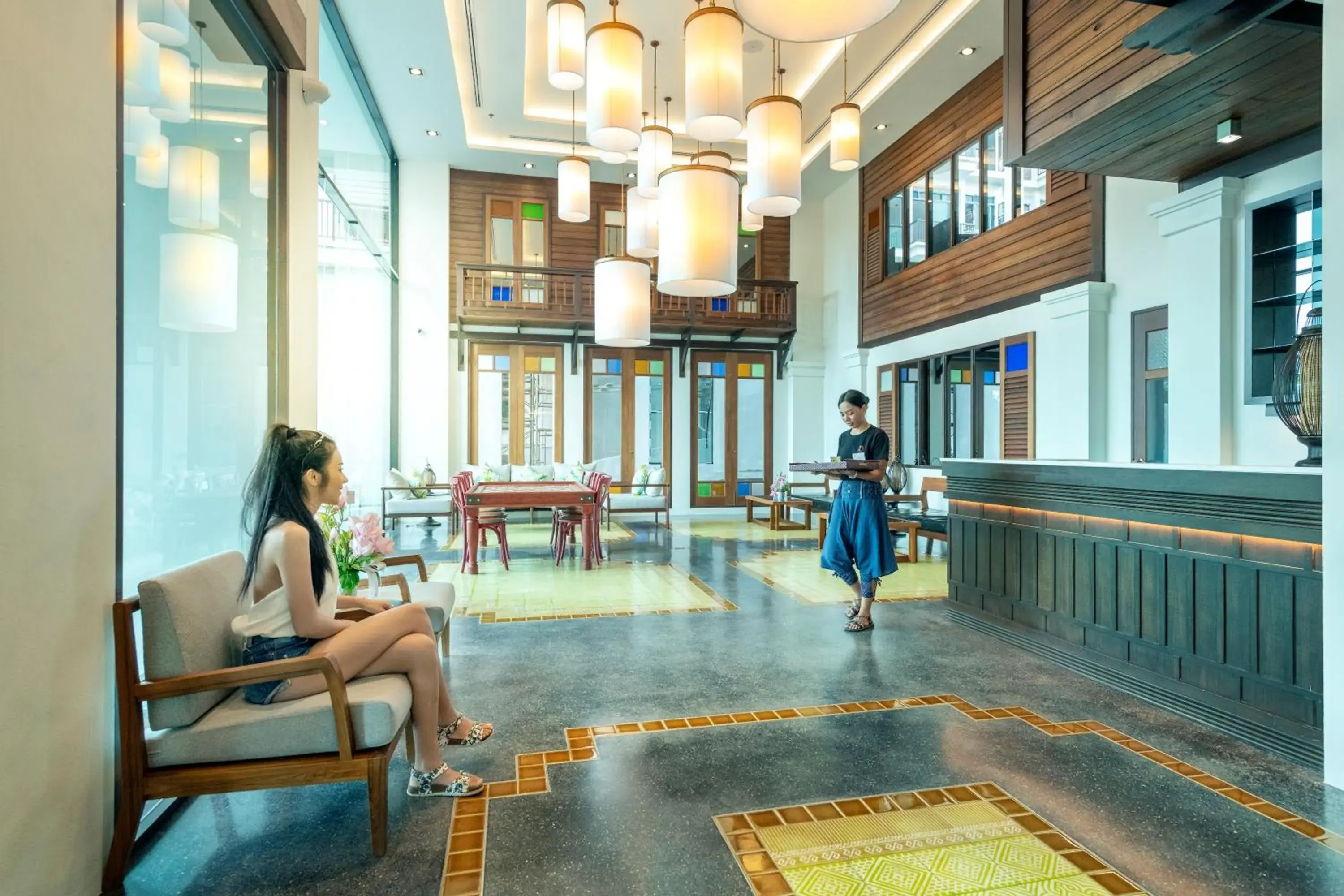 Lobby or reception in Monkham Village Hat Yai Lobby or reception in Monkham Village Hat Yai