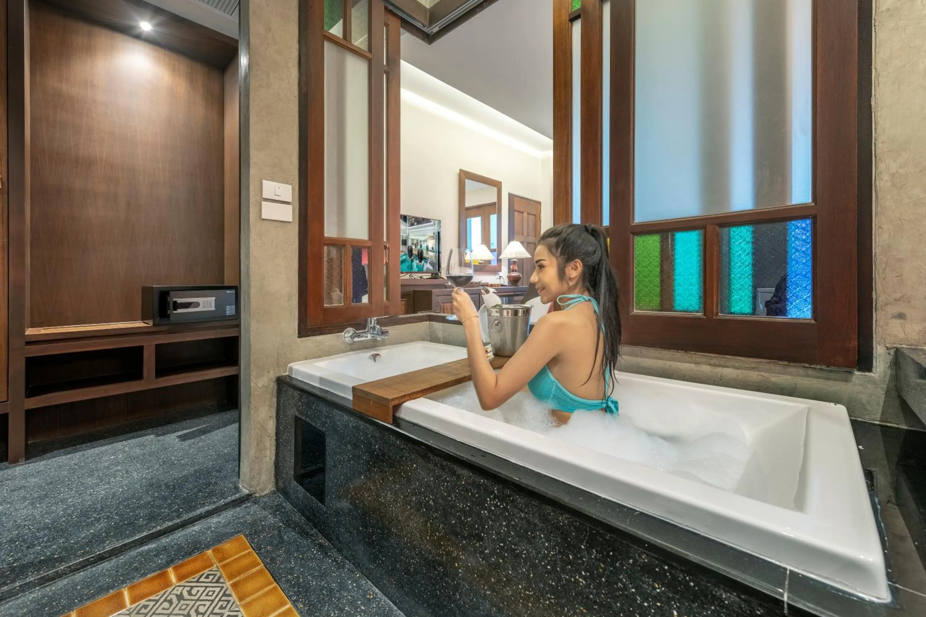 Bathroom in Monkham Village Hat Yai