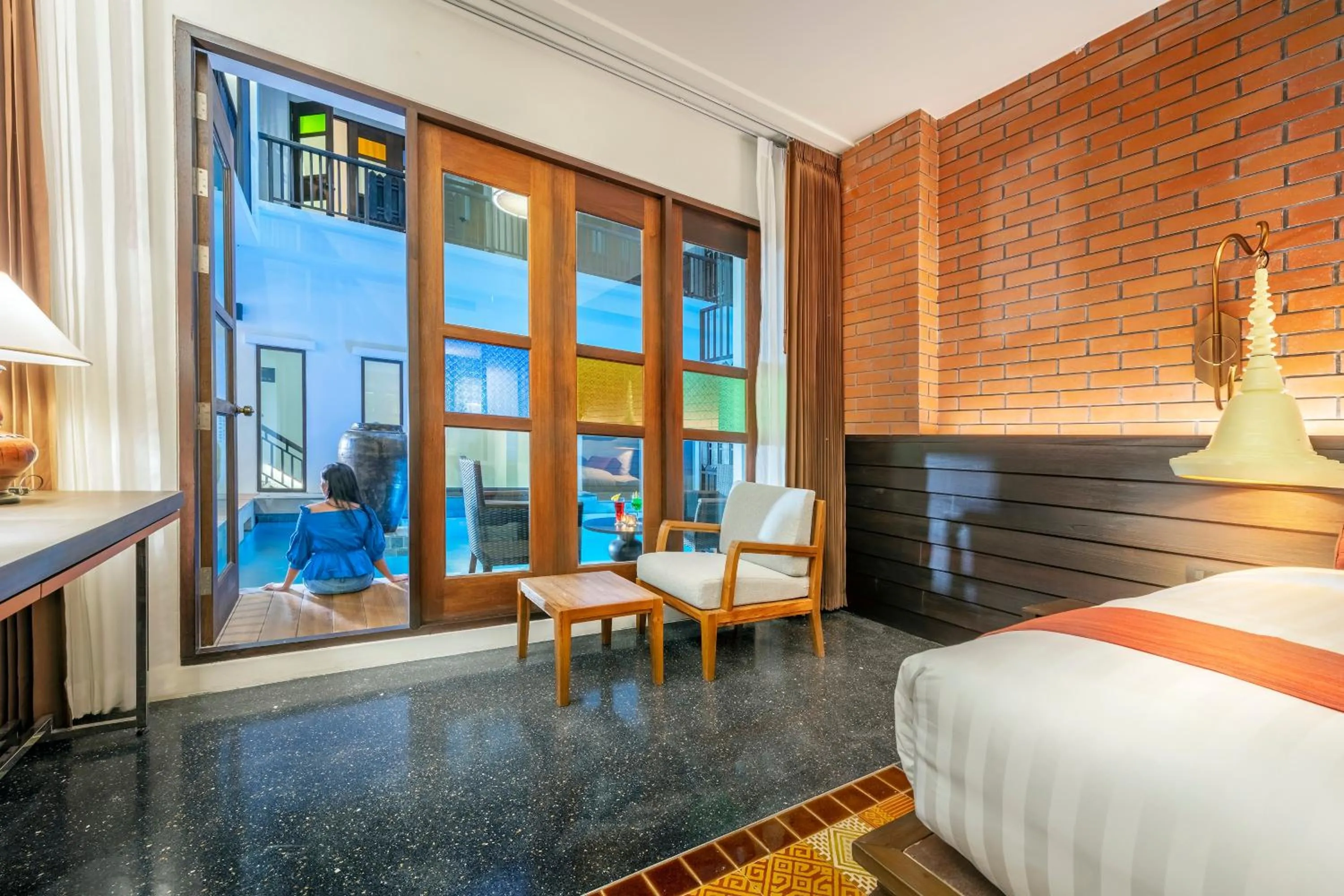 Bedroom, Bed in Monkham Village Hat Yai