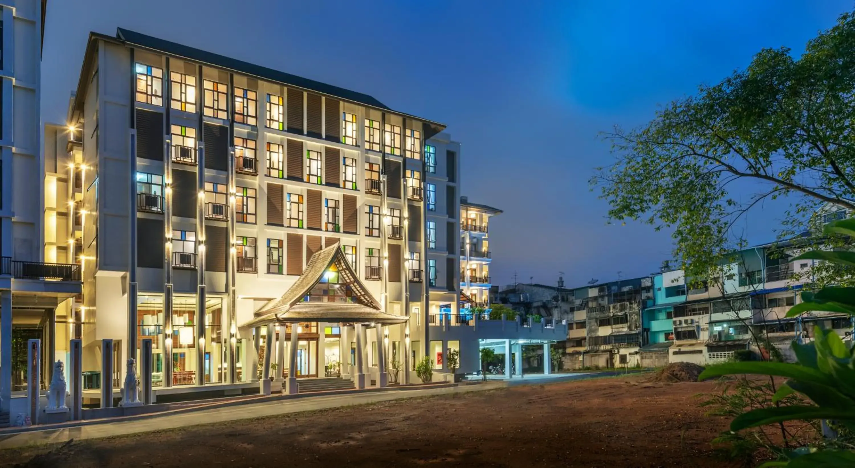 Facade/entrance in Monkham Village Hat Yai Facade/entrance in Monkham Village Hat Yai