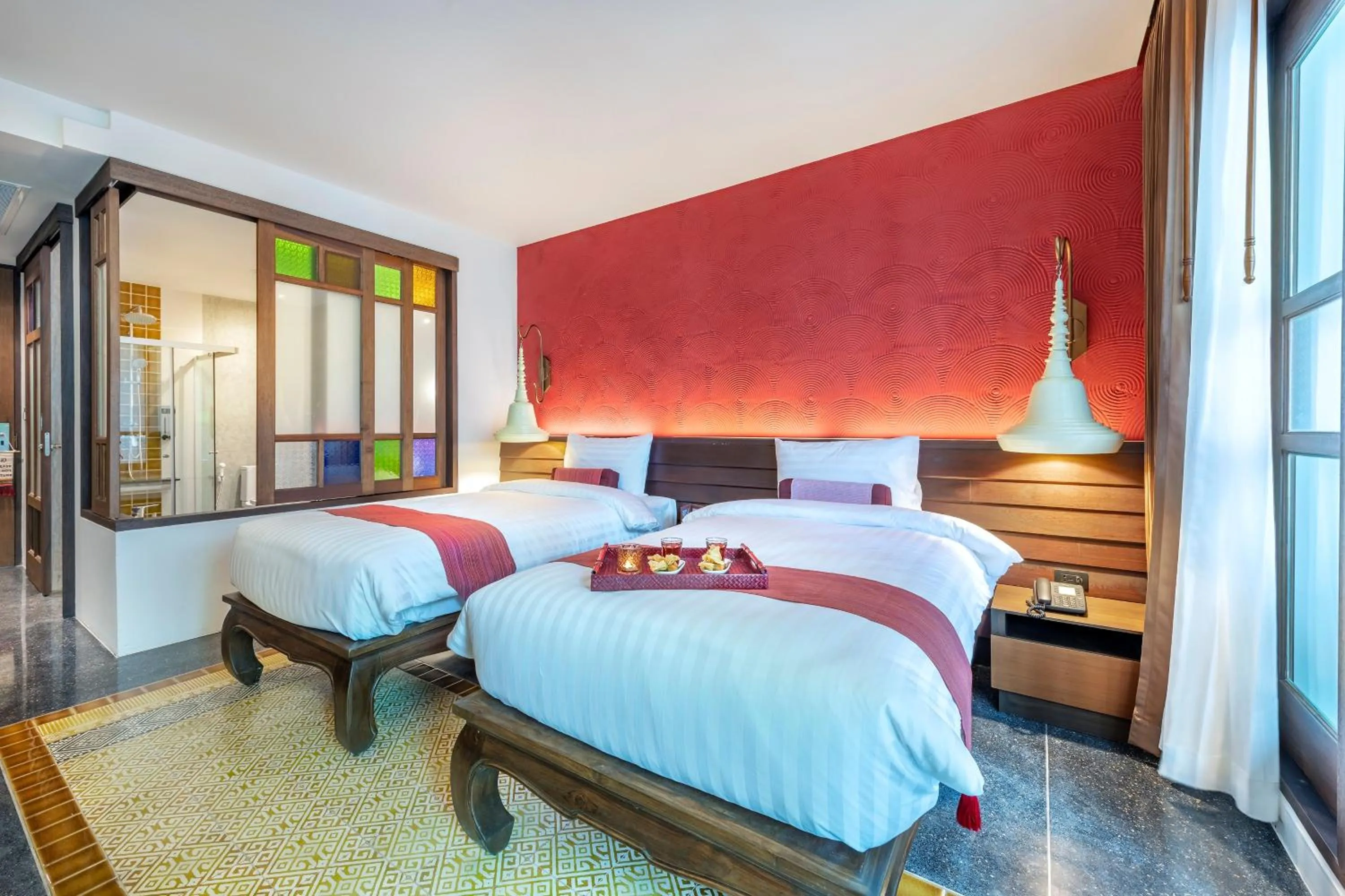 Bedroom, Bed in Monkham Village Hat Yai