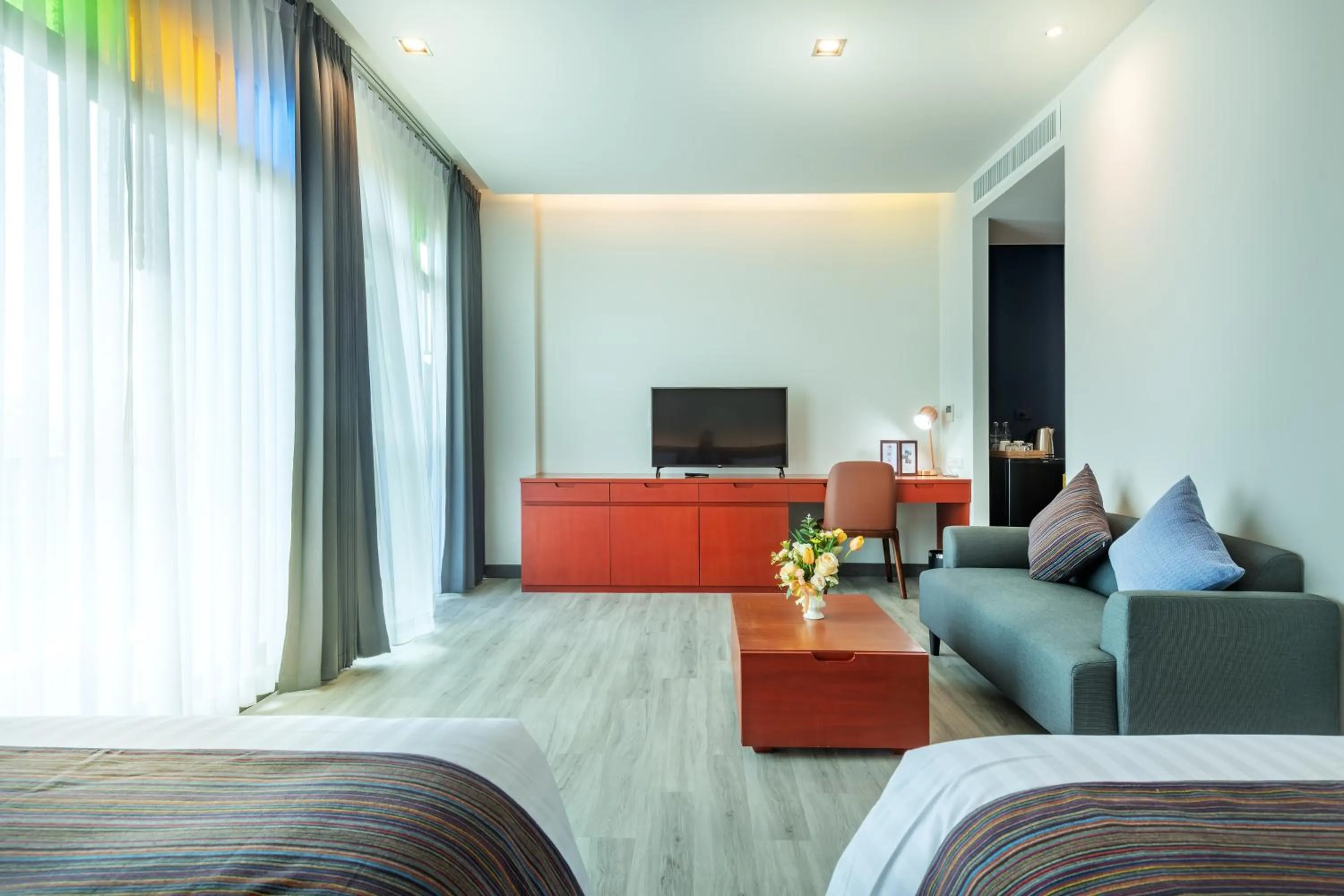 Bedroom, Bed in Monkham Village Hat Yai