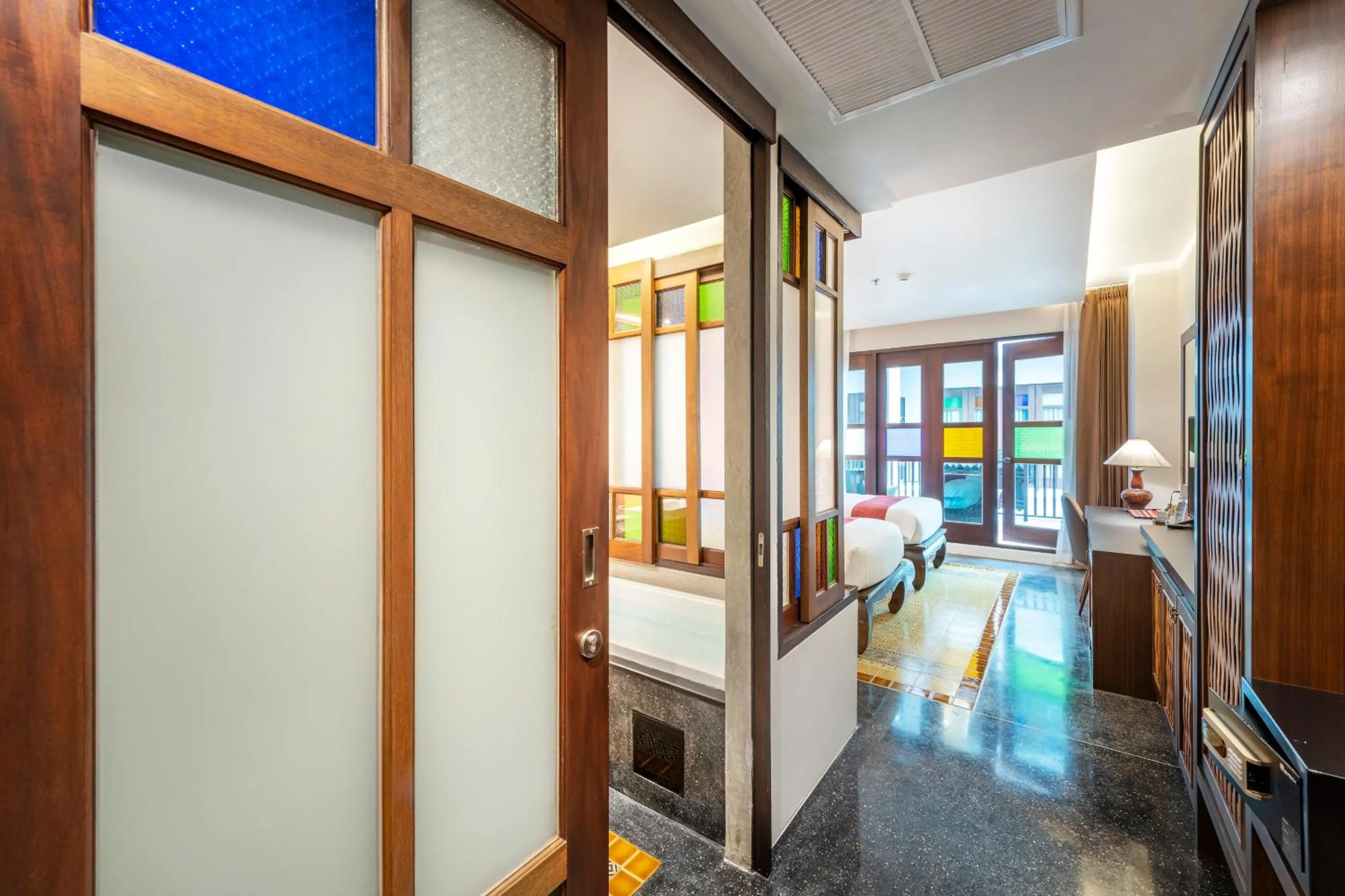 Bedroom, Bed in Monkham Village Hat Yai