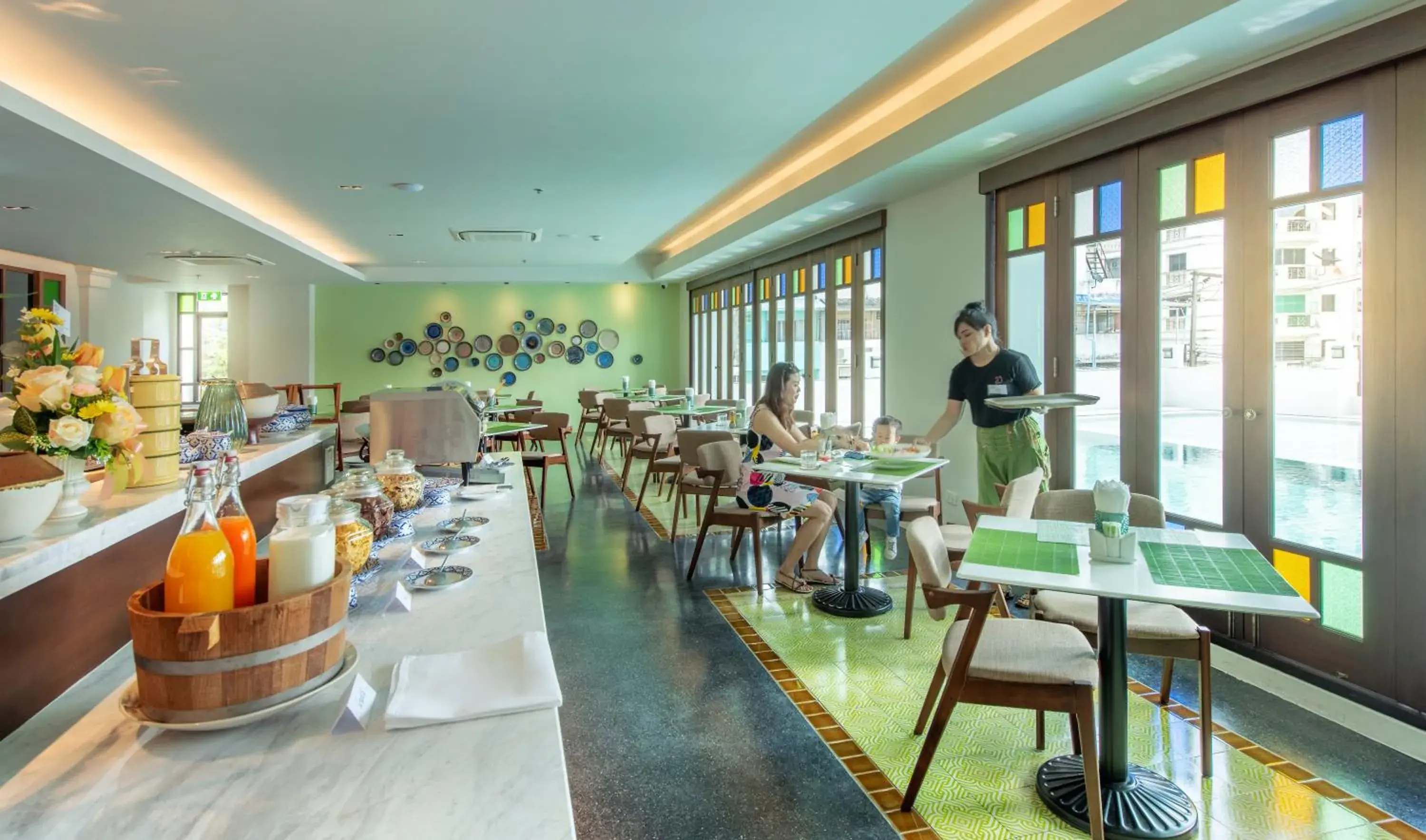 Buffet breakfast in Monkham Village Hat Yai Buffet breakfast in Monkham Village Hat Yai