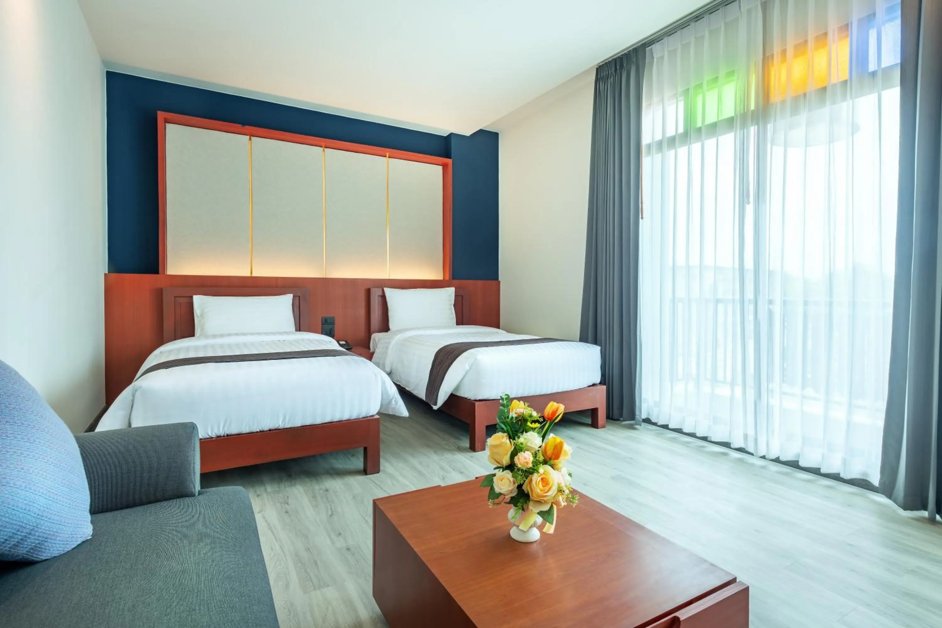 Bedroom, Bed in Monkham Village Hat Yai