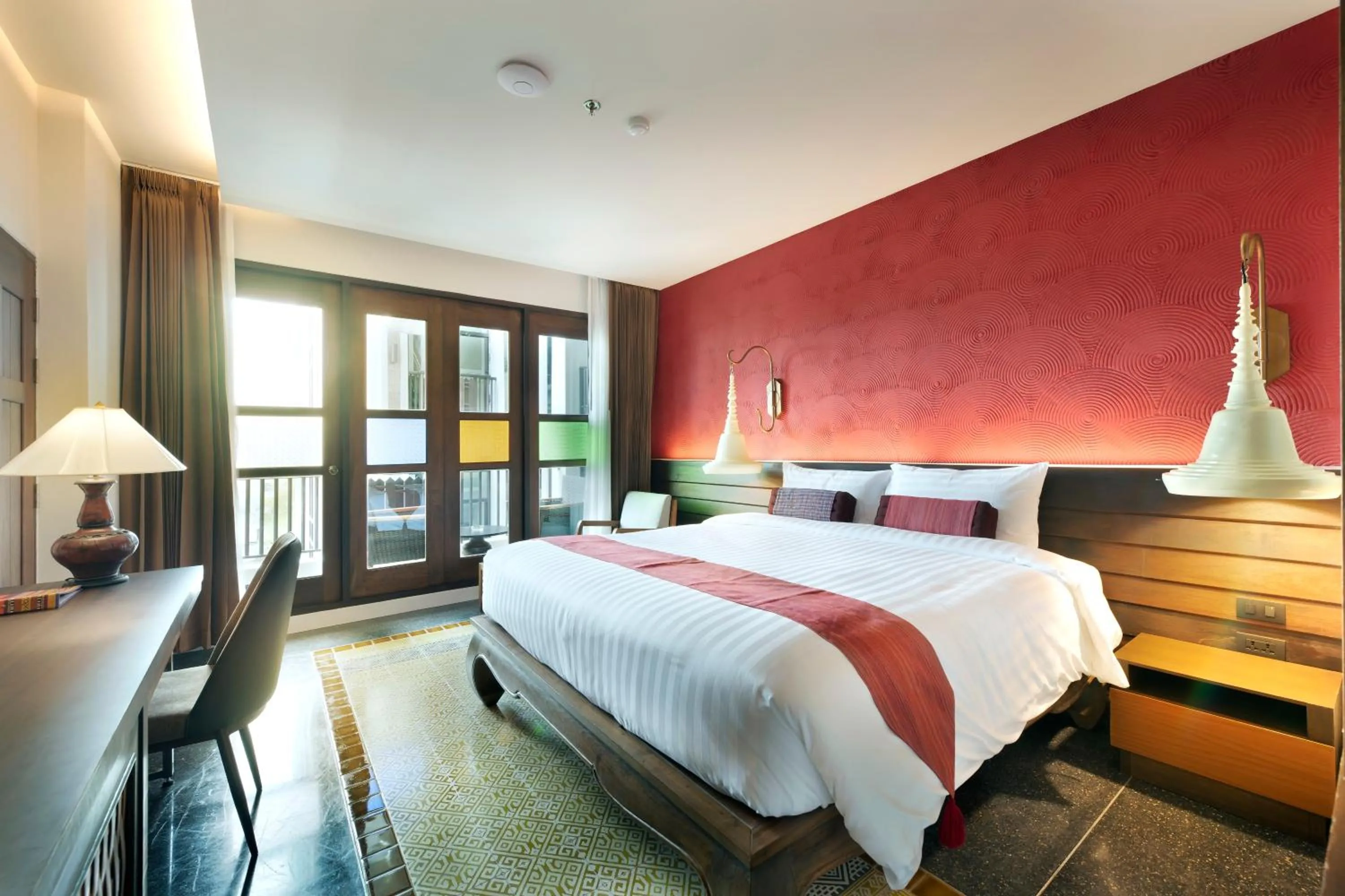 Bedroom, Bed in Monkham Village Hat Yai