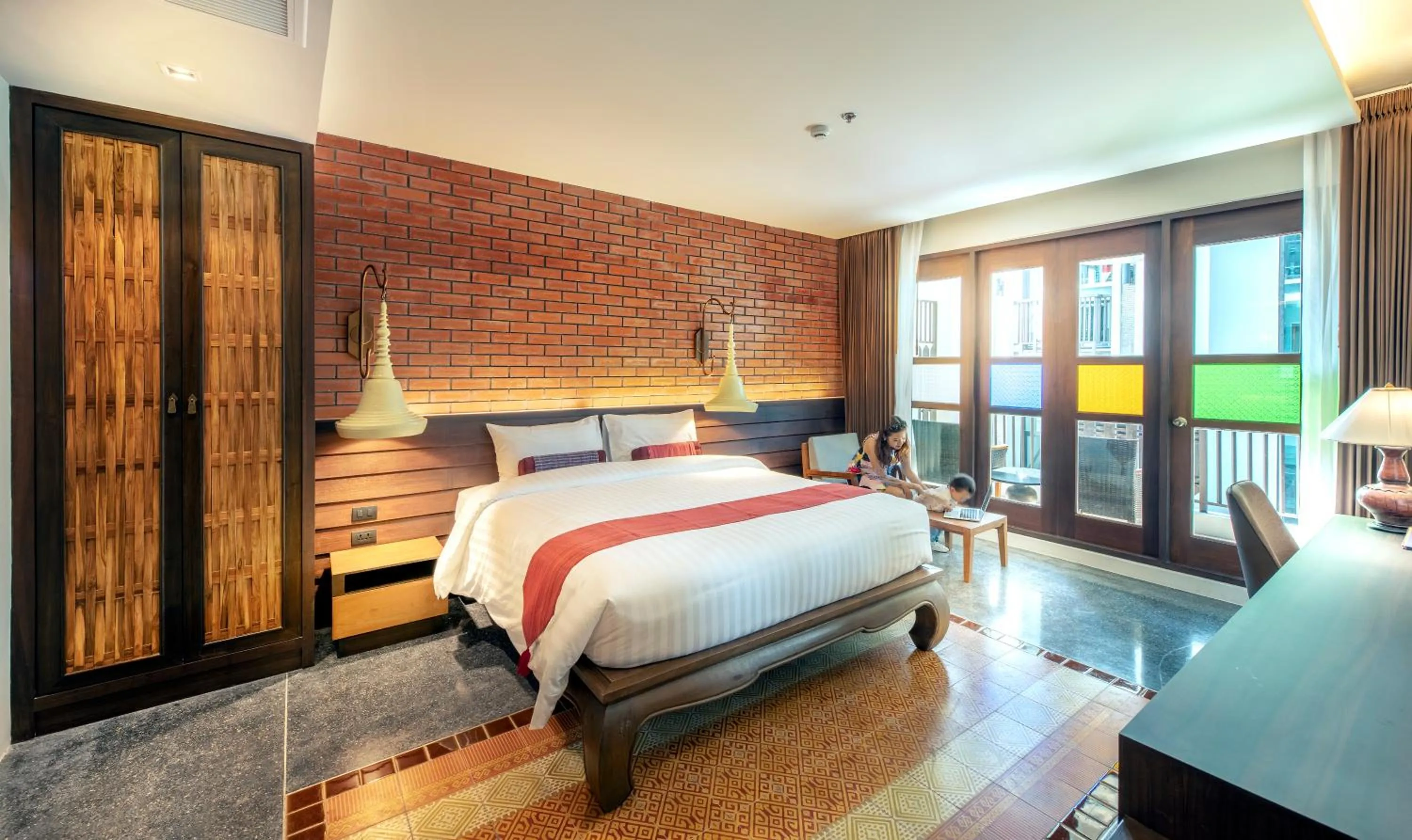 Bedroom, Bed in Monkham Village Hat Yai