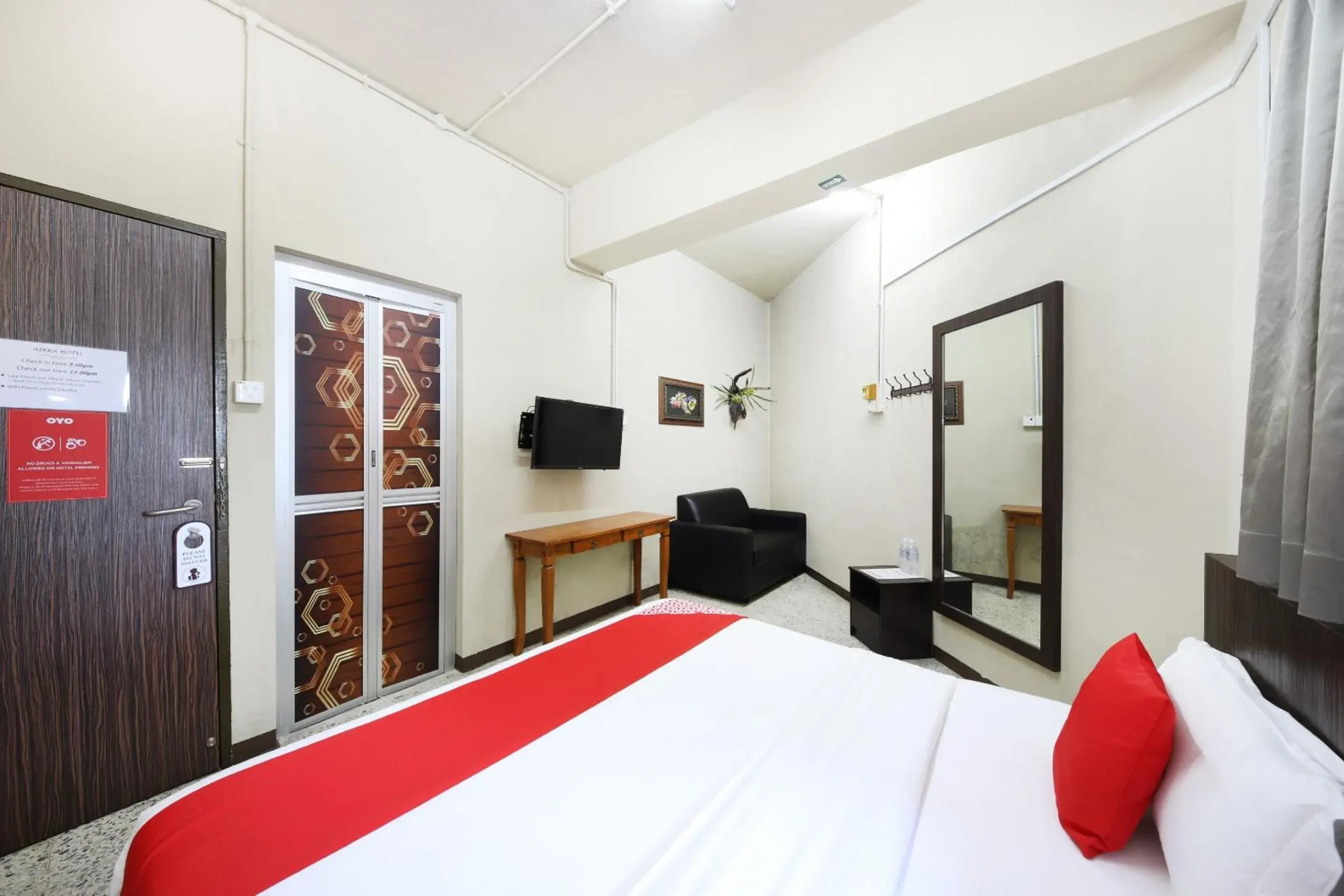 Bedroom, Bed in OYO 507 Aikka Hotel Bedroom, Bed in OYO 507 Aikka Hotel