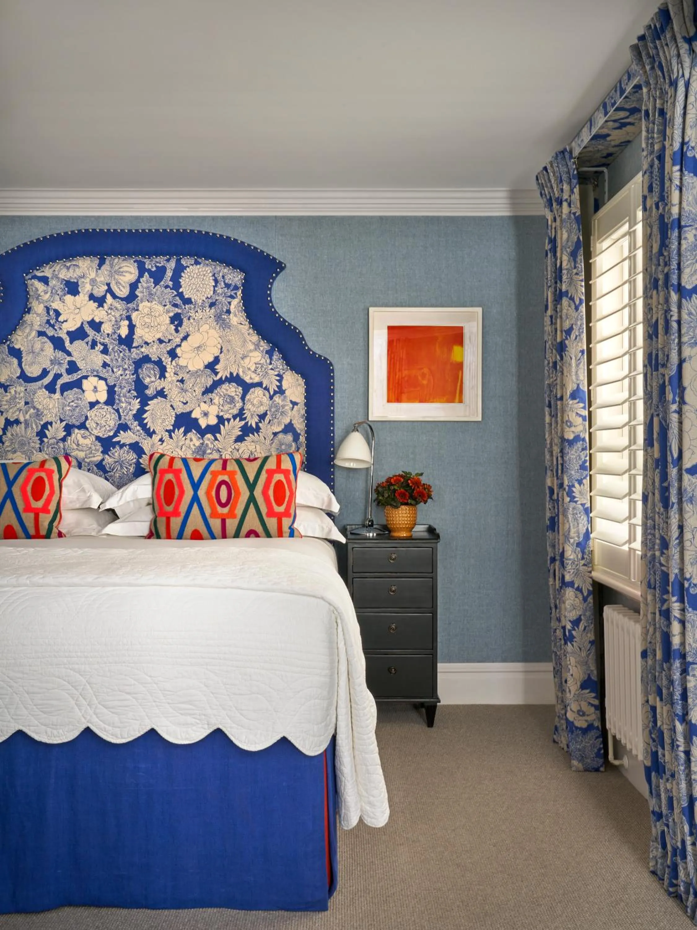 Bedroom, Bed in Dorset Square Hotel, Firmdale Hotels