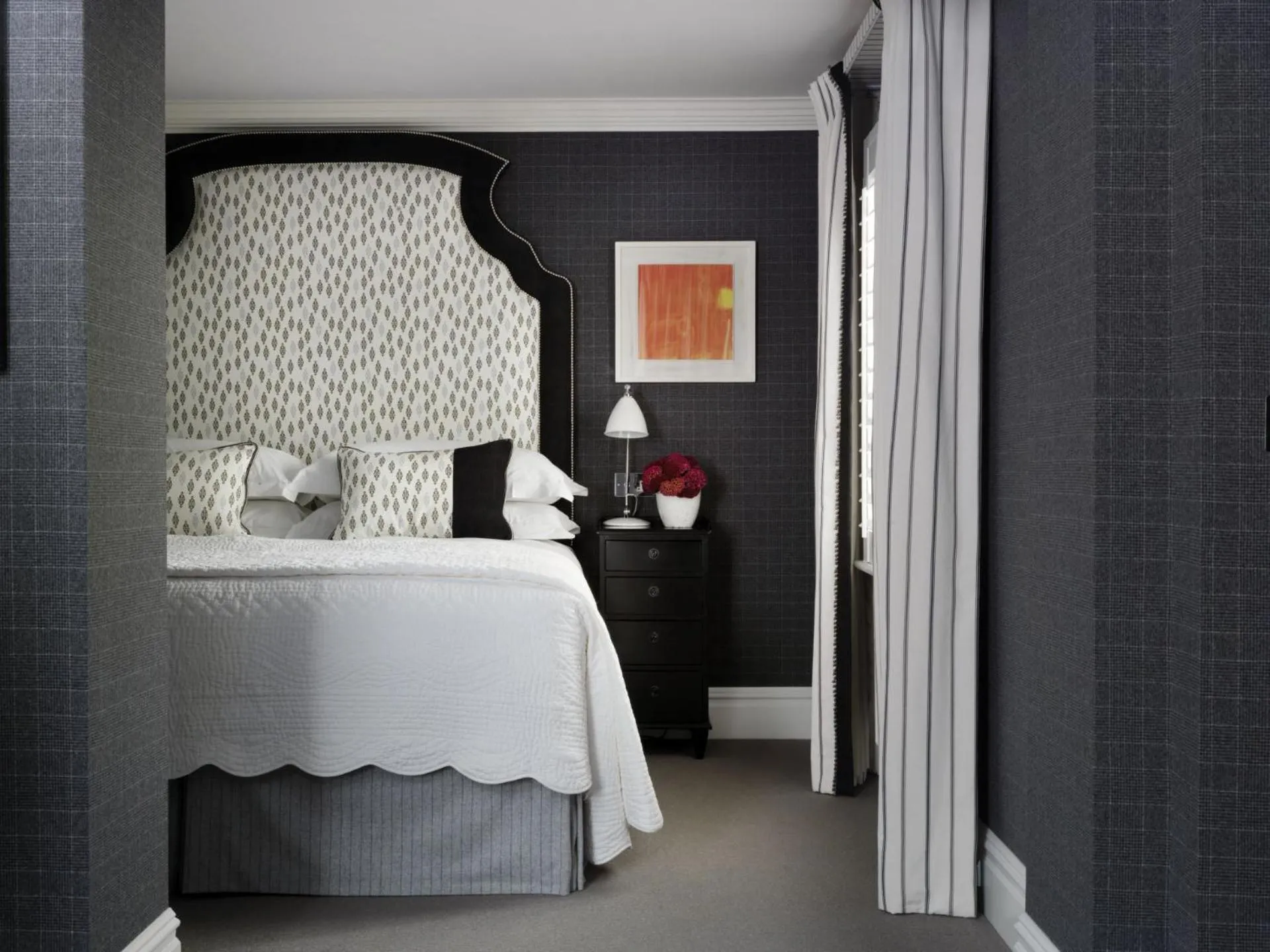 Bedroom, Bed in Dorset Square Hotel, Firmdale Hotels